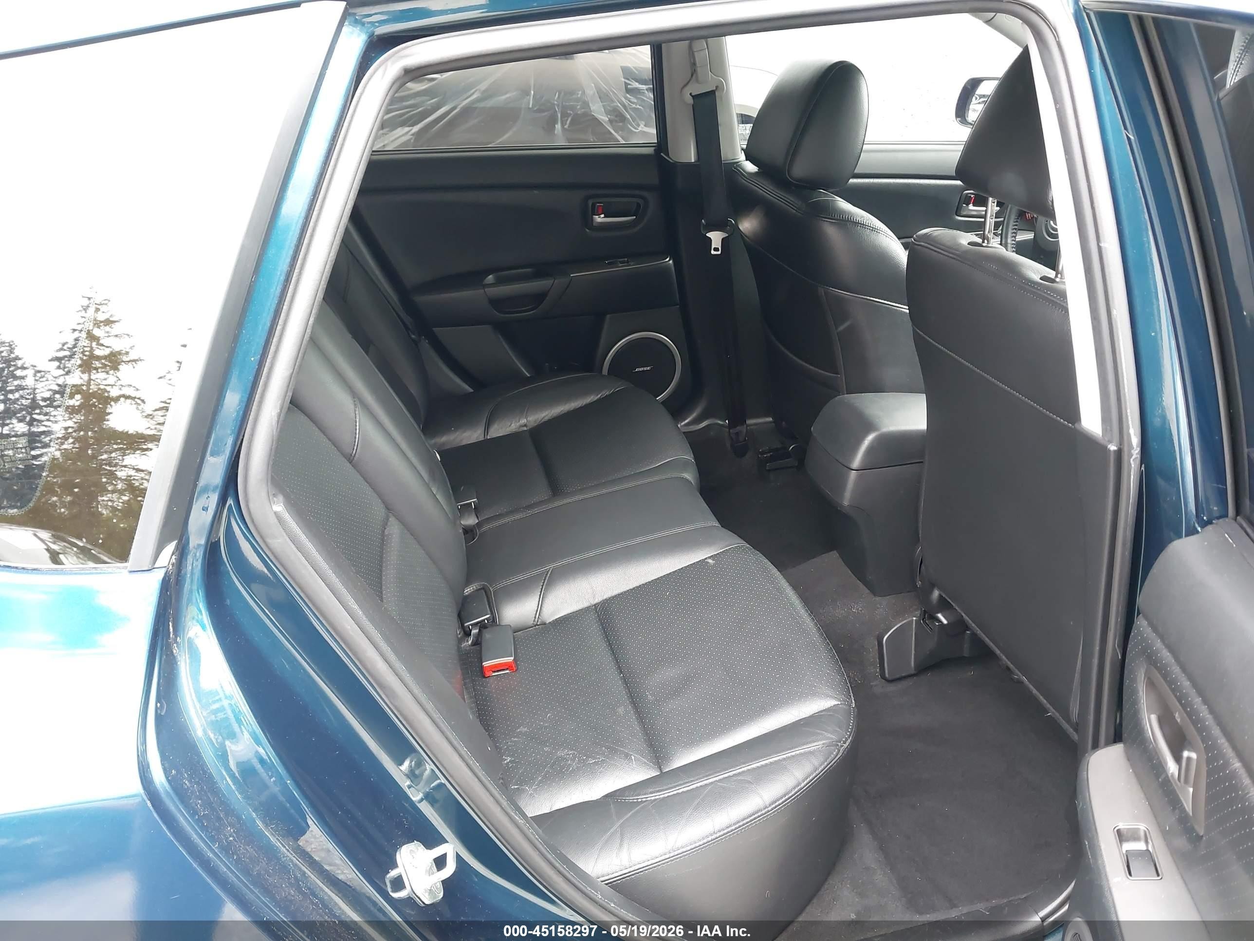 2007 Mazda Mazda3 S Grand Touring Blue vin: JM1BK343X71744864