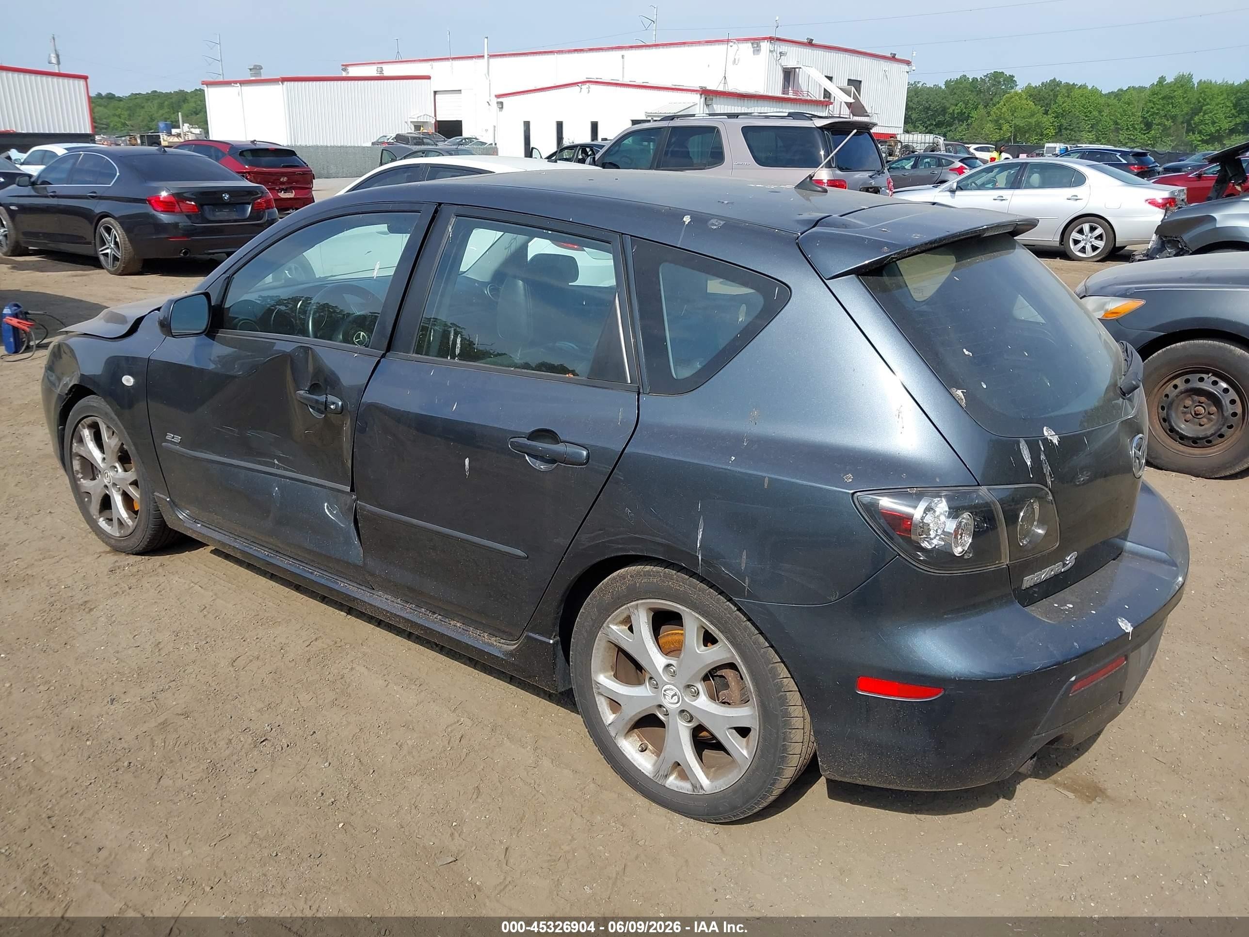 2009 Mazda Mazda3 S Grand Touring Серый vin: JM1BK343X91204594