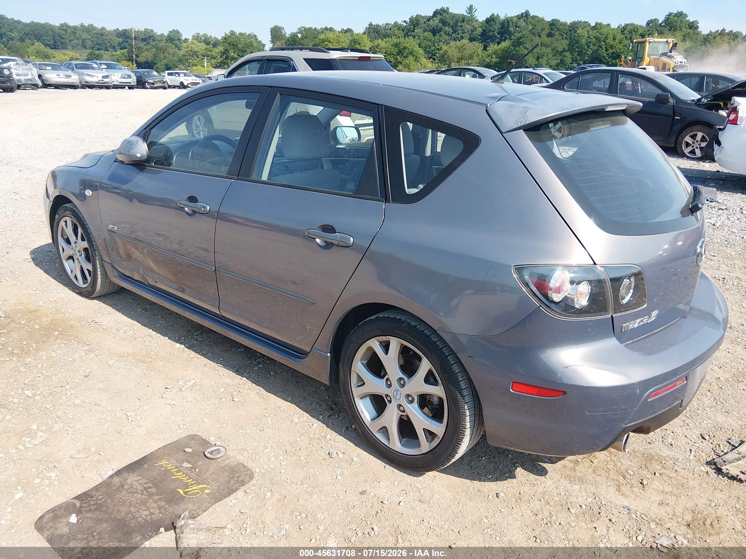 2008 Mazda Mazda3 S Sport Blue vin: JM1BK344081827519