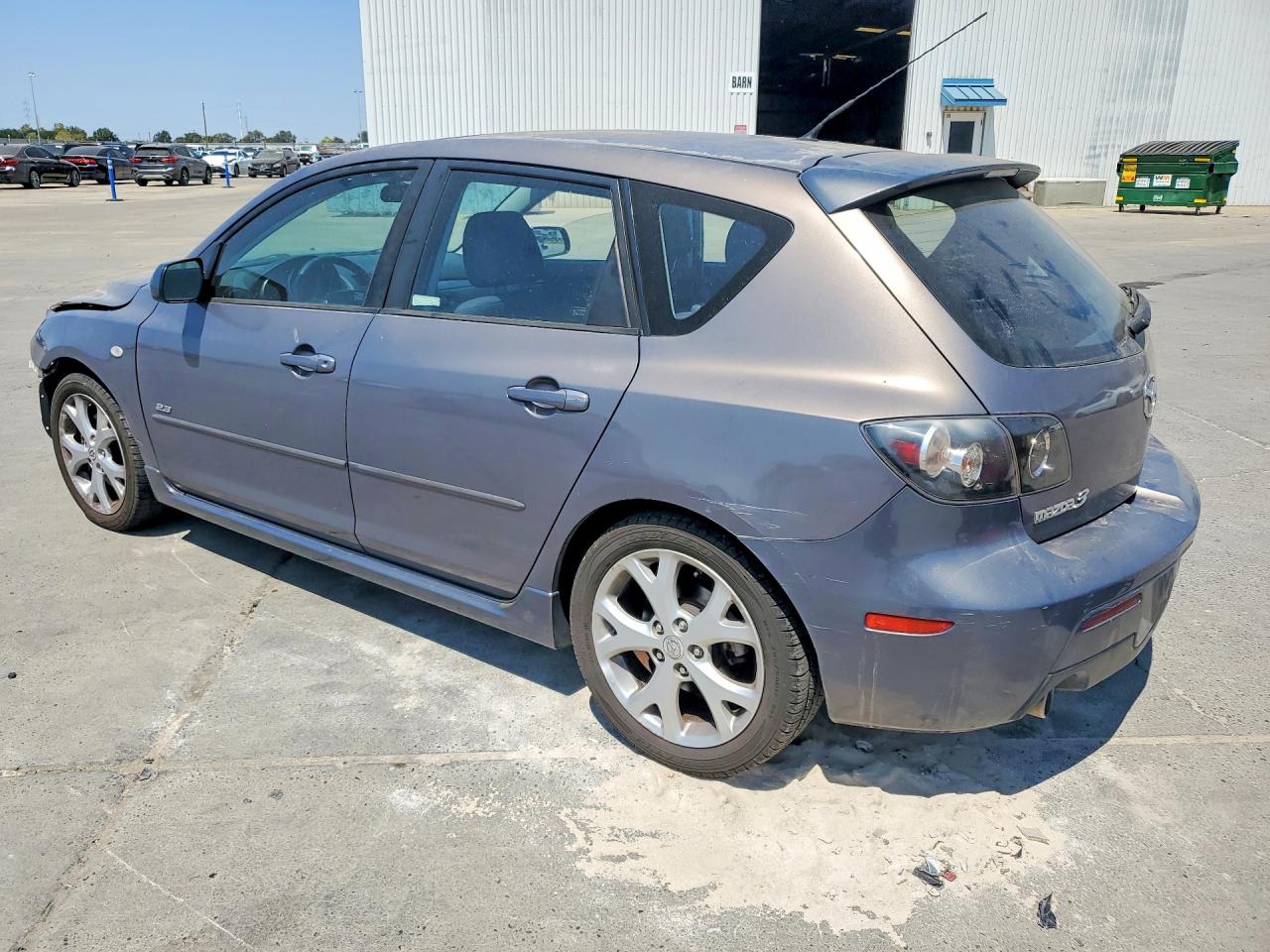 2008 Mazda 3 Hatchback Серый vin: JM1BK344081838407