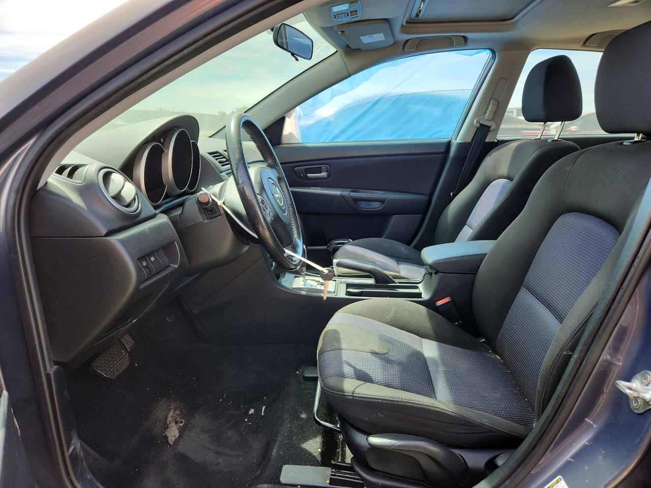 2008 Mazda 3 Hatchback Серый vin: JM1BK344081838407