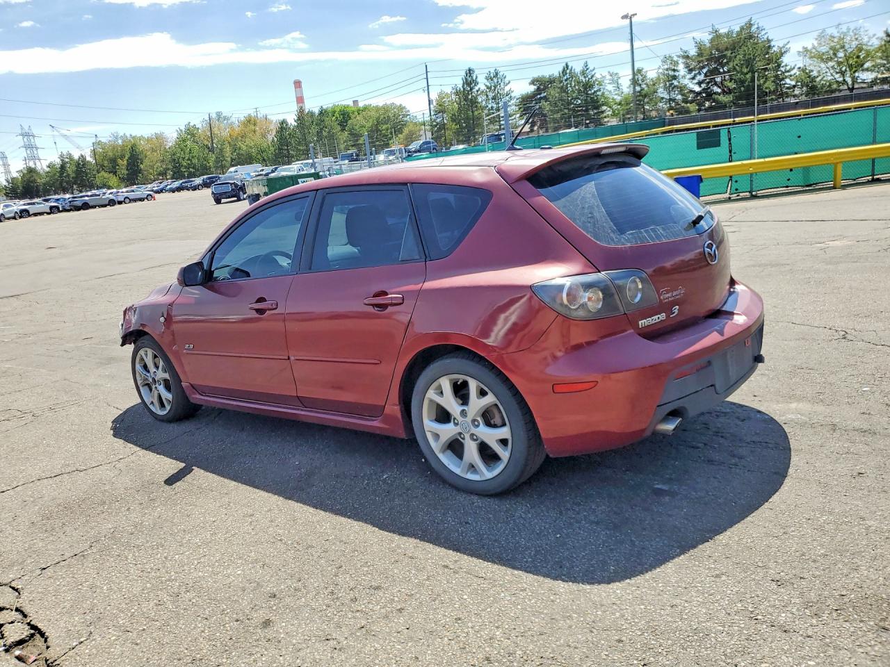 2009 Mazda 3 S Burgundy vin: JM1BK344091233904