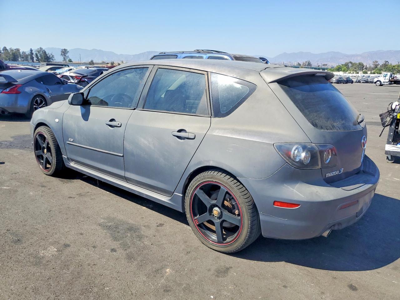 2007 Mazda 3 Hatchback Gray vin: JM1BK344171672249