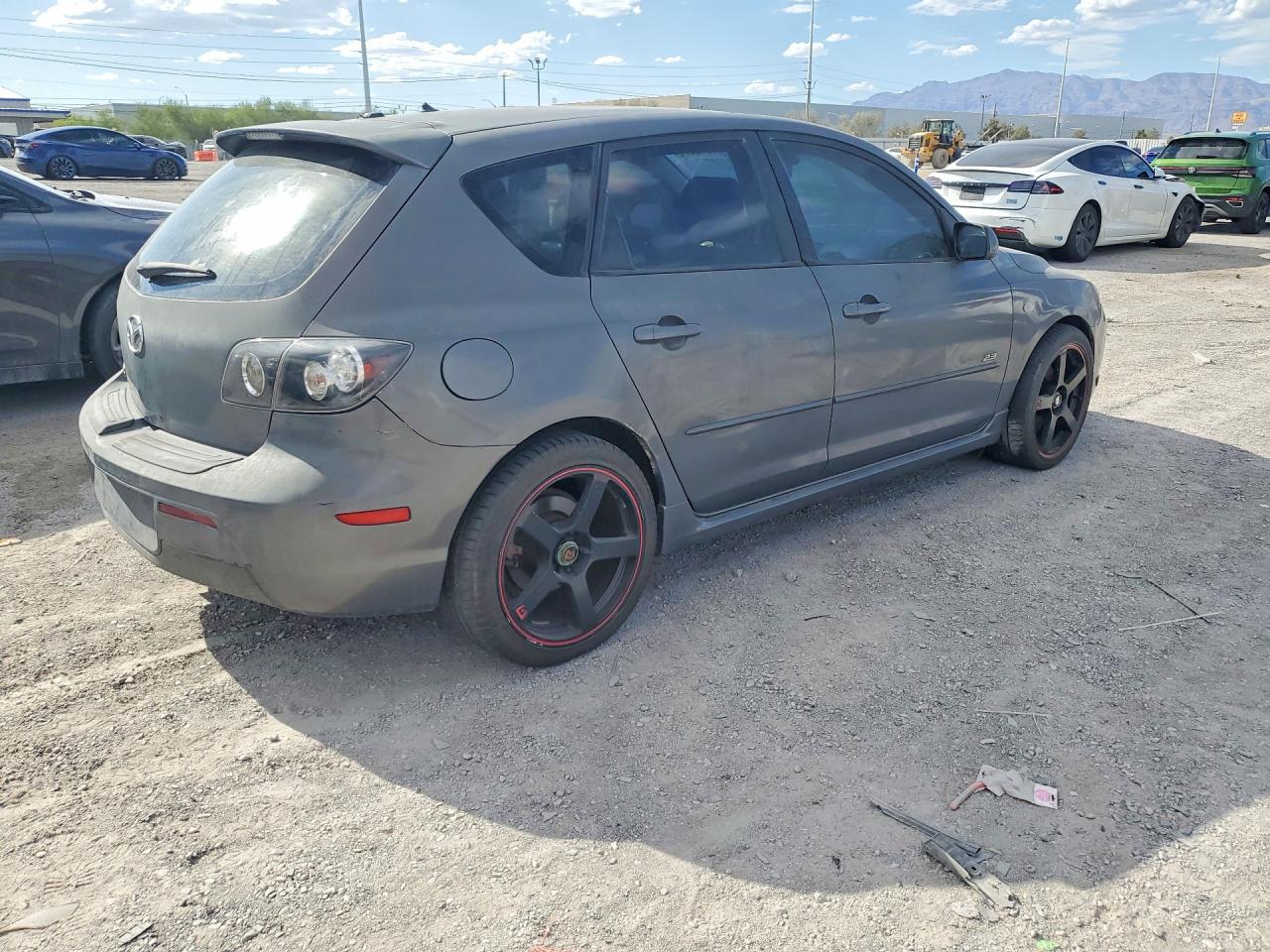 2007 Mazda 3 Hatchback Gray vin: JM1BK344171672249