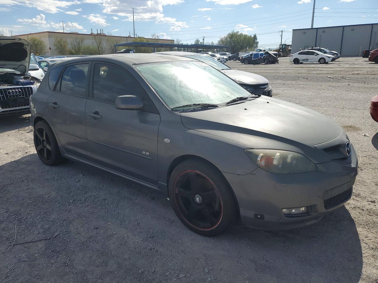 2007 Mazda 3 Hatchback Gray vin: JM1BK344171672249