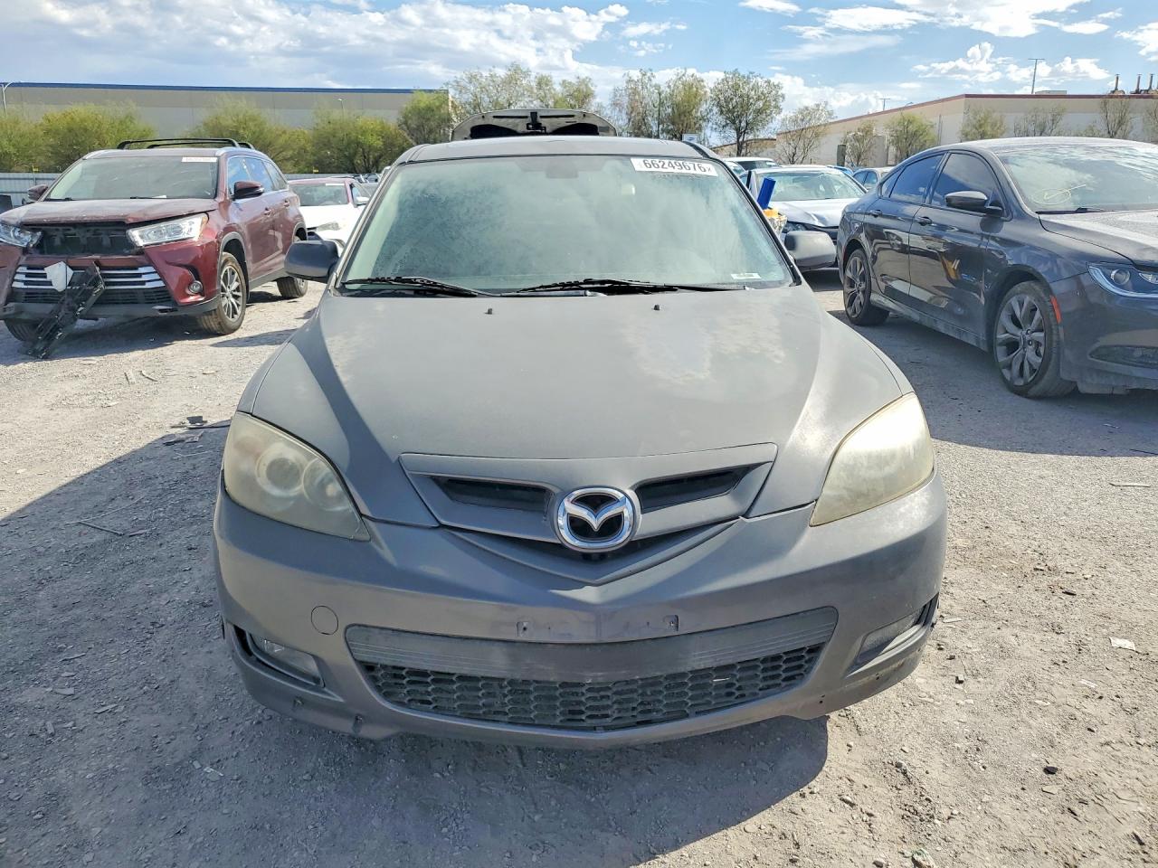 2007 Mazda 3 Hatchback Gray vin: JM1BK344171672249