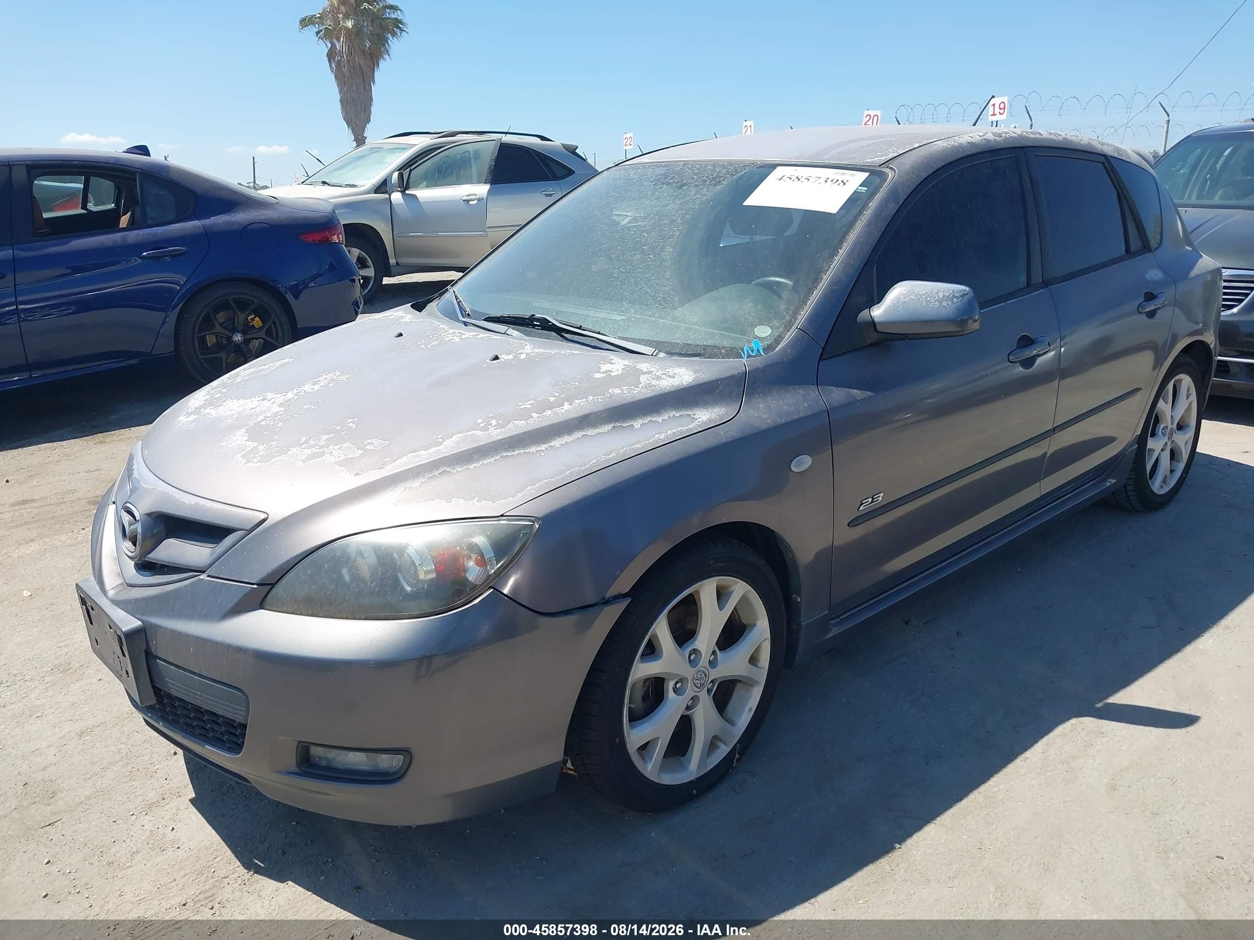 2008 Mazda Mazda3 S Touring Gray vin: JM1BK344181171265