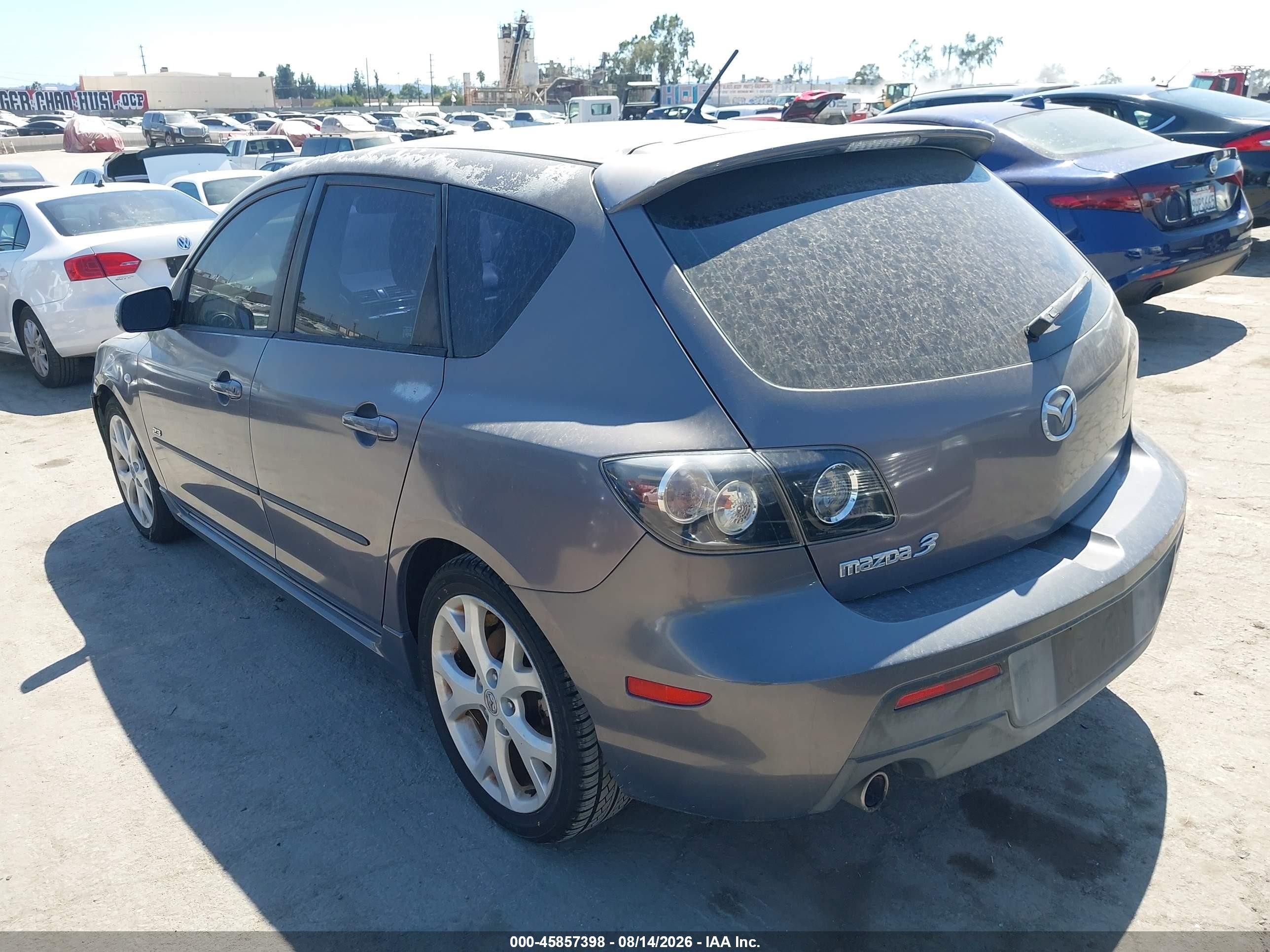 2008 Mazda Mazda3 S Touring Gray vin: JM1BK344181171265