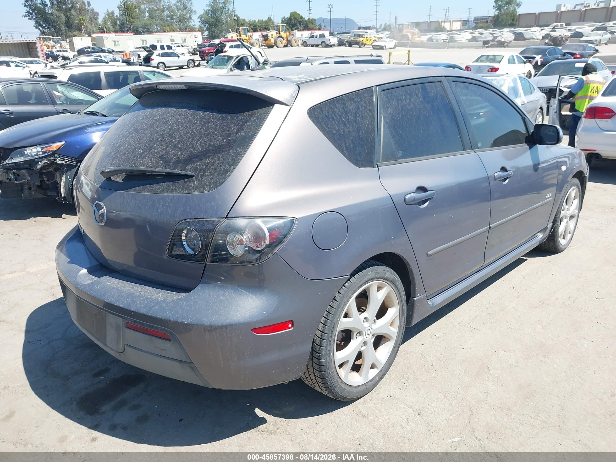 2008 Mazda Mazda3 S Touring Gray vin: JM1BK344181171265