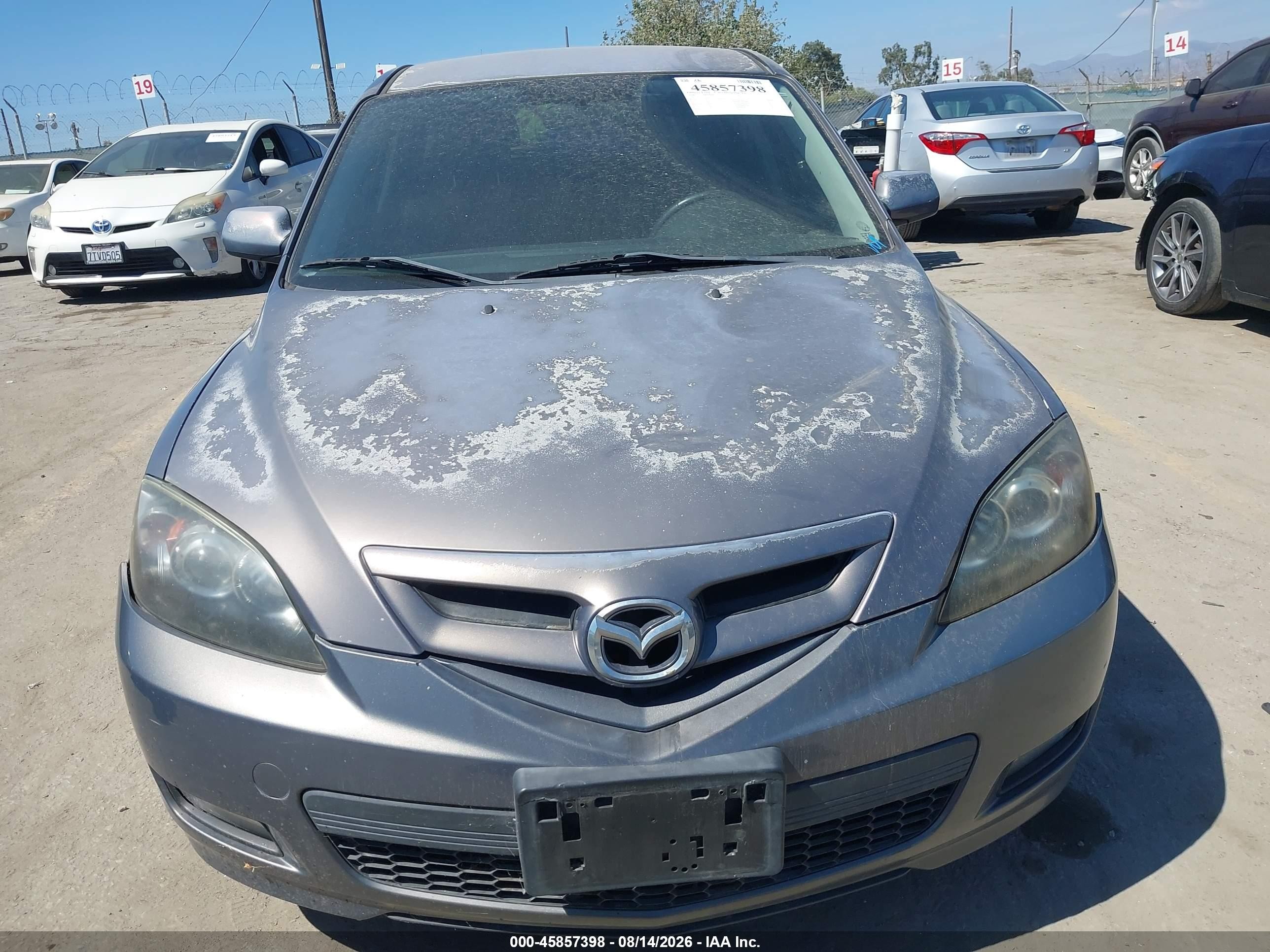 2008 Mazda Mazda3 S Touring Gray vin: JM1BK344181171265