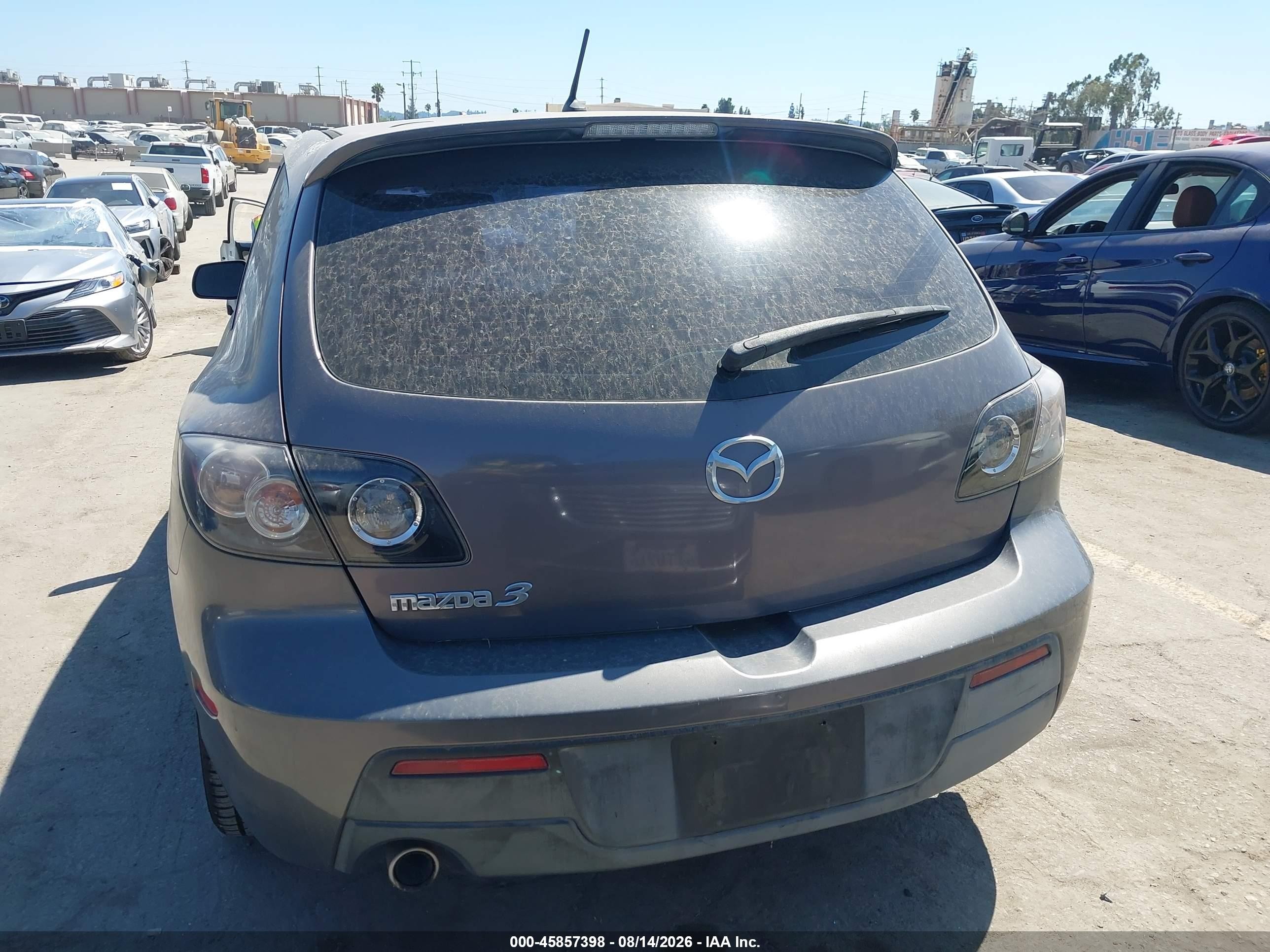 2008 Mazda Mazda3 S Touring Gray vin: JM1BK344181171265