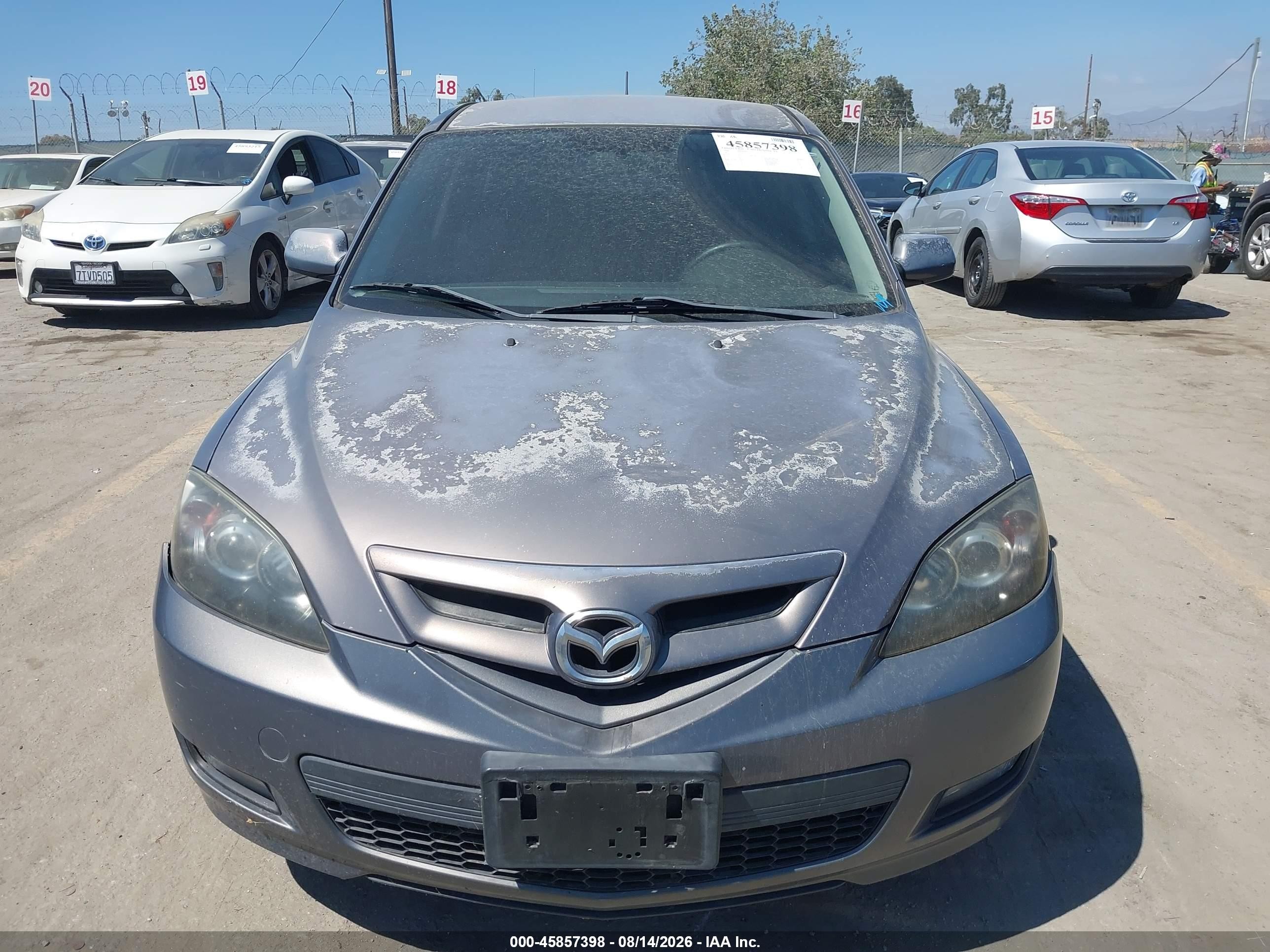 2008 Mazda Mazda3 S Touring Gray vin: JM1BK344181171265