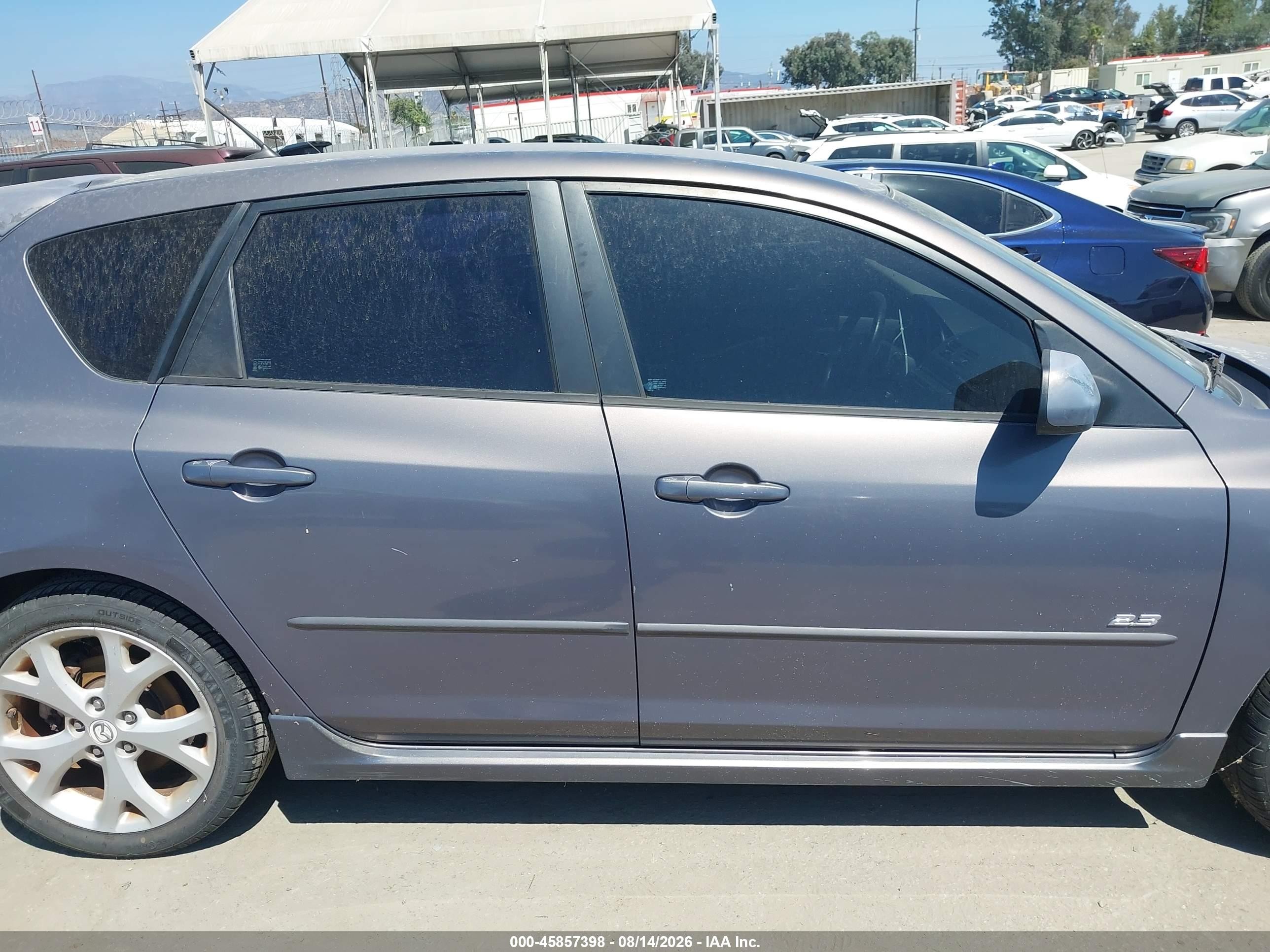 2008 Mazda Mazda3 S Touring Gray vin: JM1BK344181171265