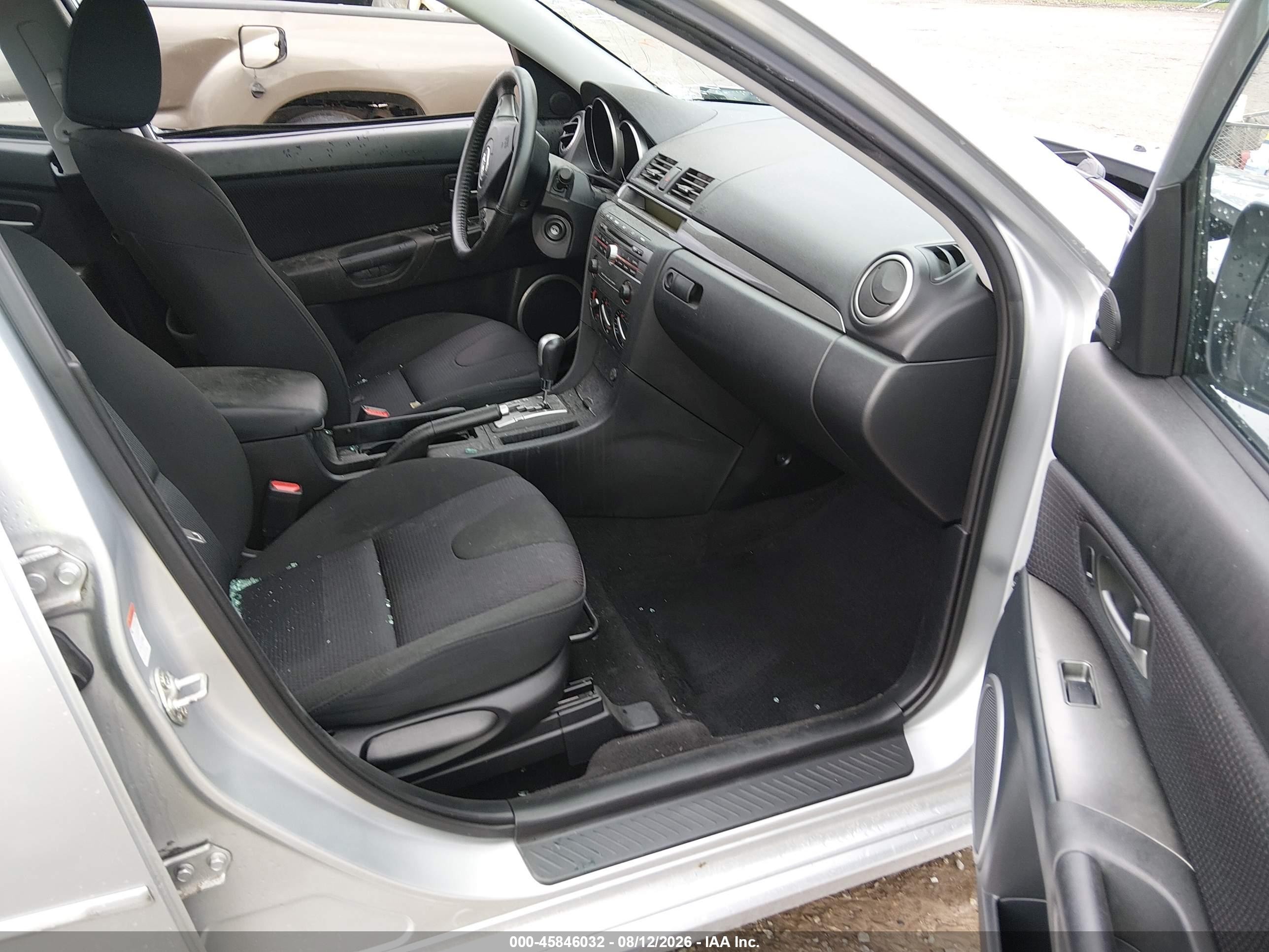 2008 Mazda Mazda3 S Touring Silver vin: JM1BK344181797608
