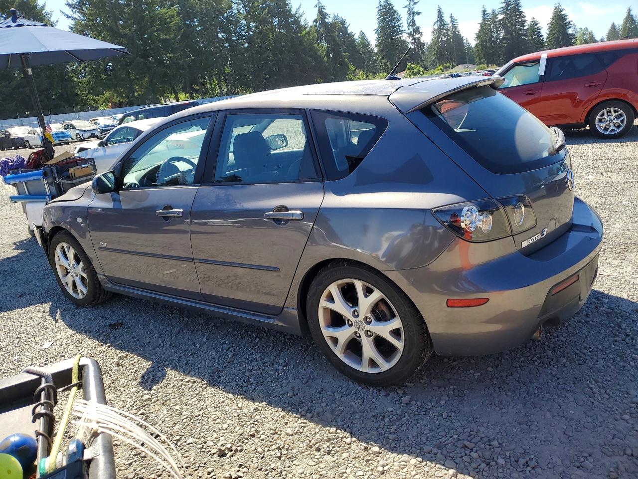 2009 Mazda 3 S Gray vin: JM1BK344191232518