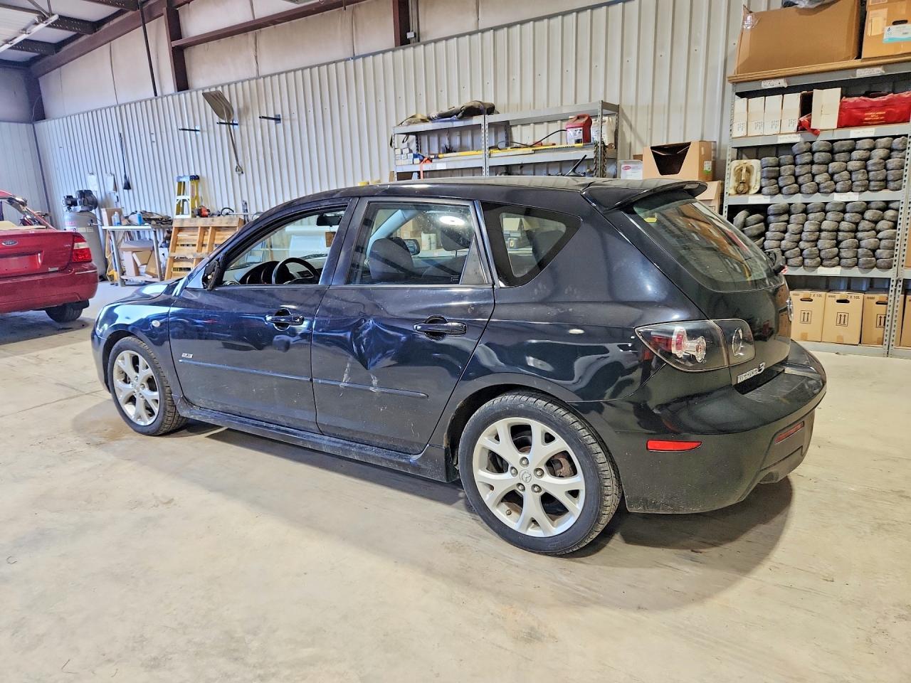 2009 Mazda 3 S Black vin: JM1BK344191233457