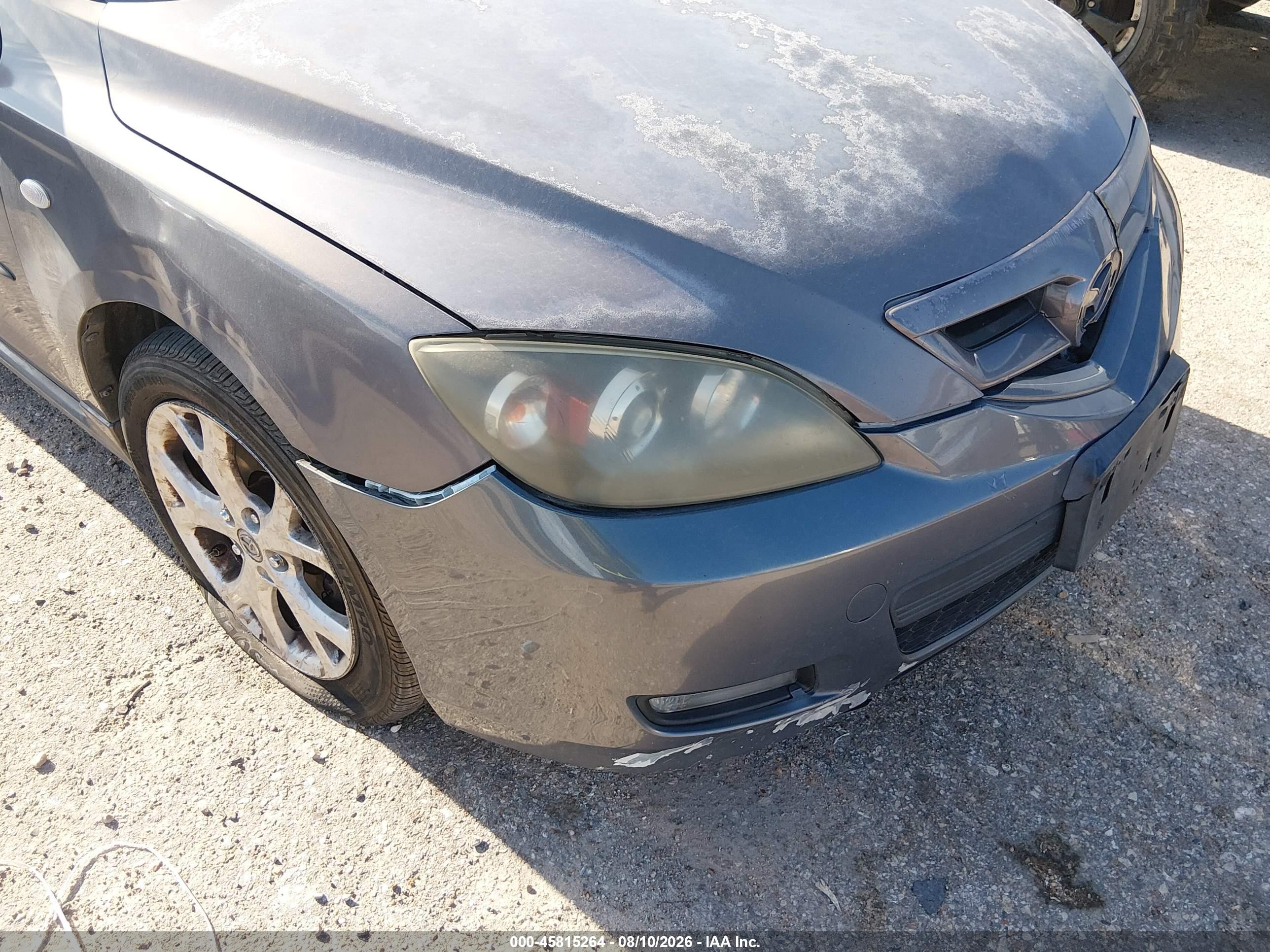 2008 Mazda Mazda3 S Sport Серый vin: JM1BK344281839820