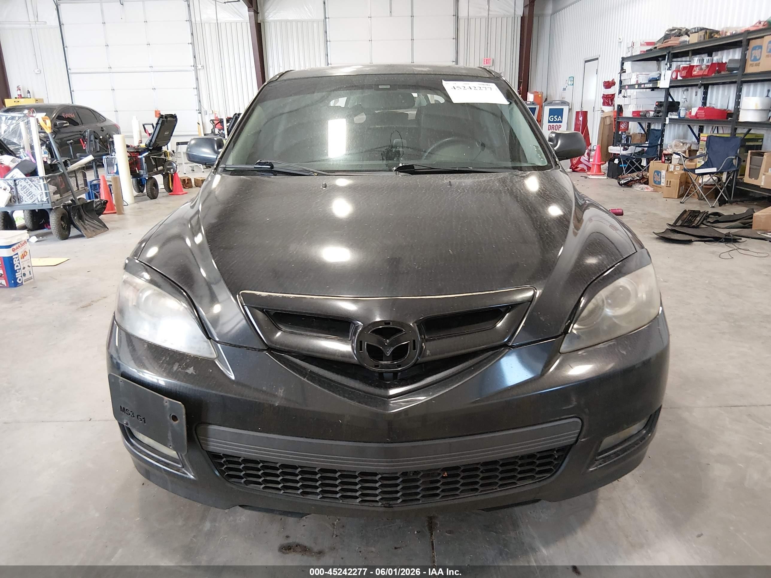 2009 Mazda Mazda3 S Grand Touring Черный vin: JM1BK344391238062