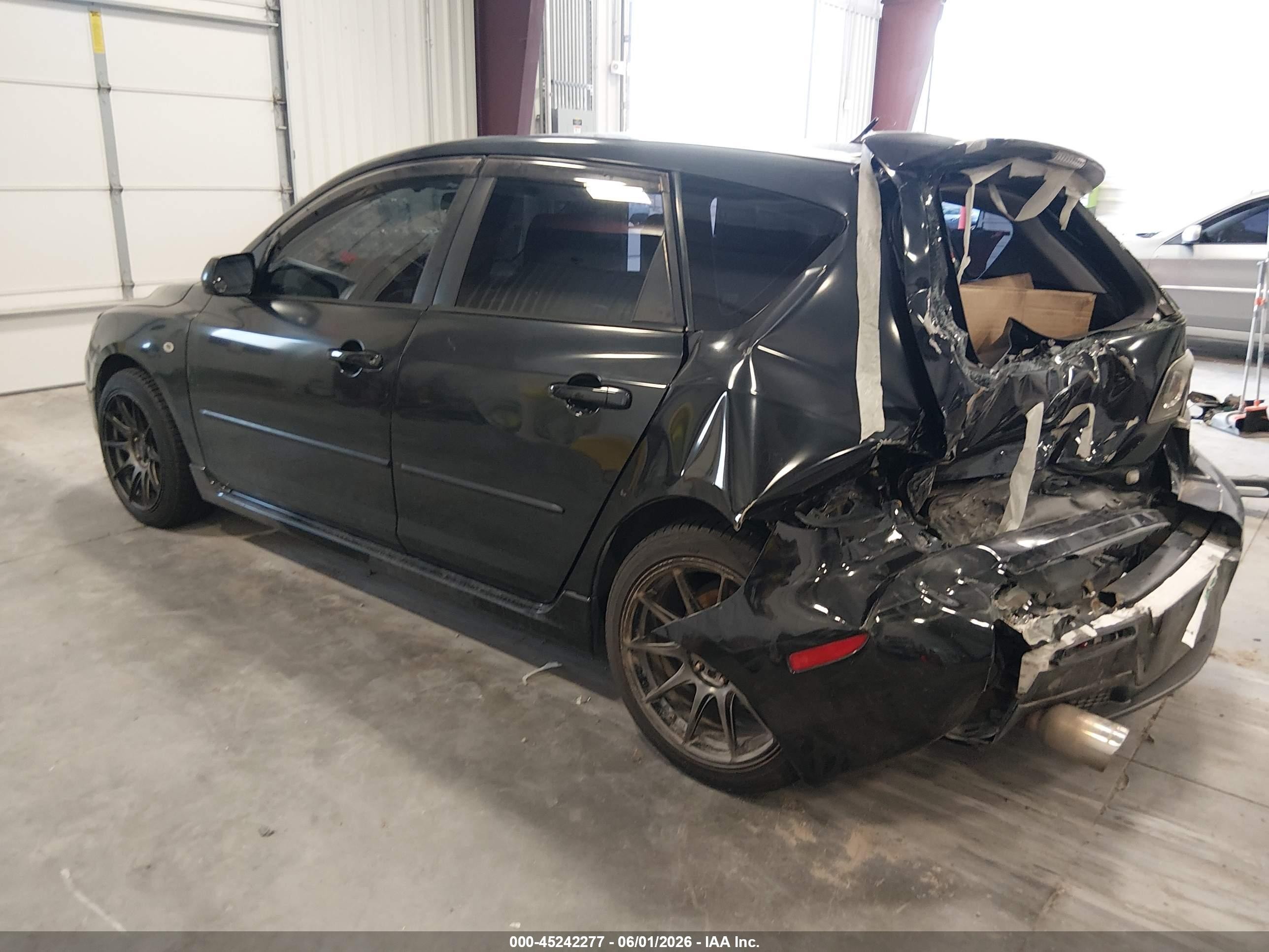 2009 Mazda Mazda3 S Grand Touring Черный vin: JM1BK344391238062