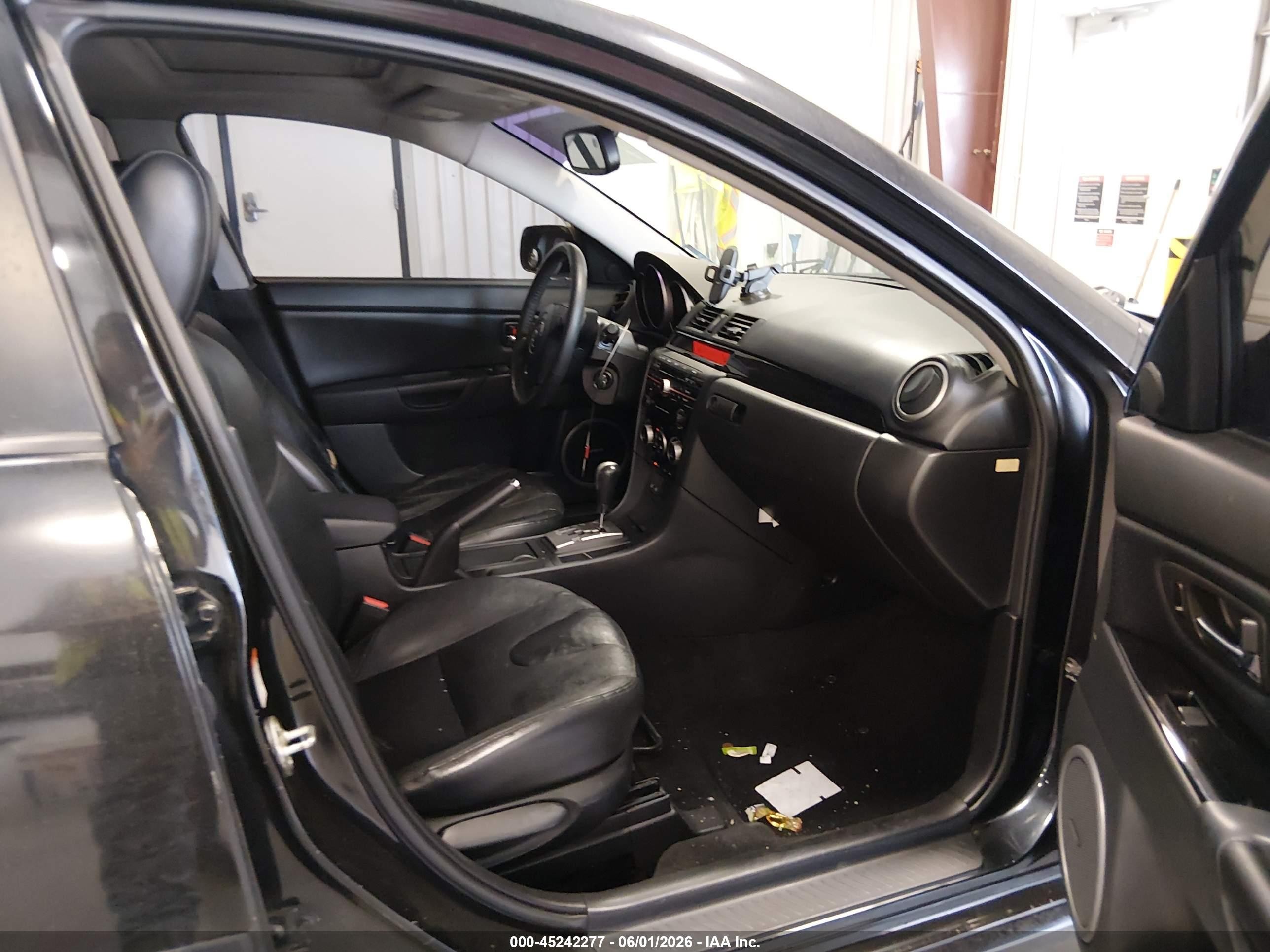 2009 Mazda Mazda3 S Grand Touring Черный vin: JM1BK344391238062