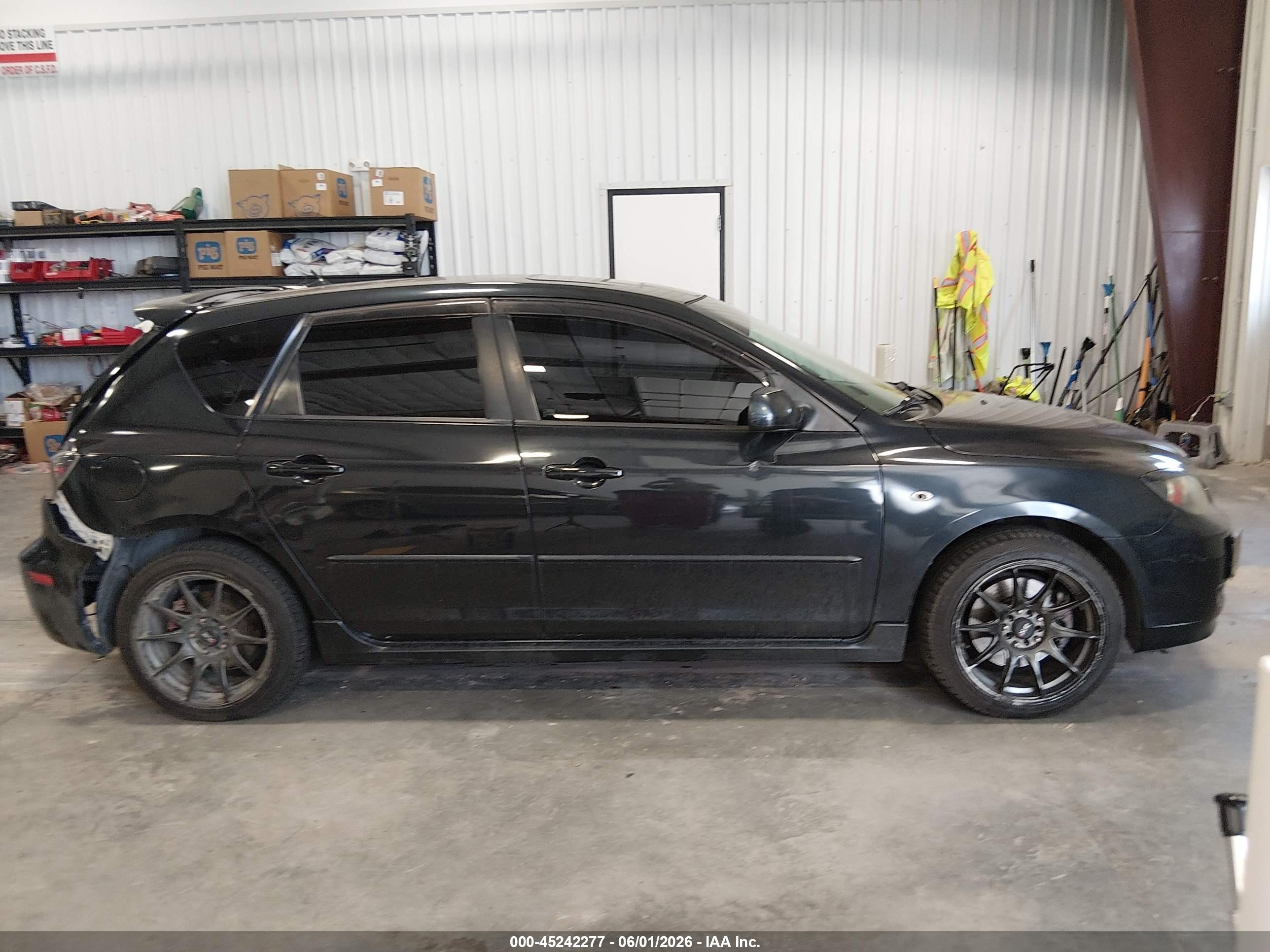 2009 Mazda Mazda3 S Grand Touring Черный vin: JM1BK344391238062