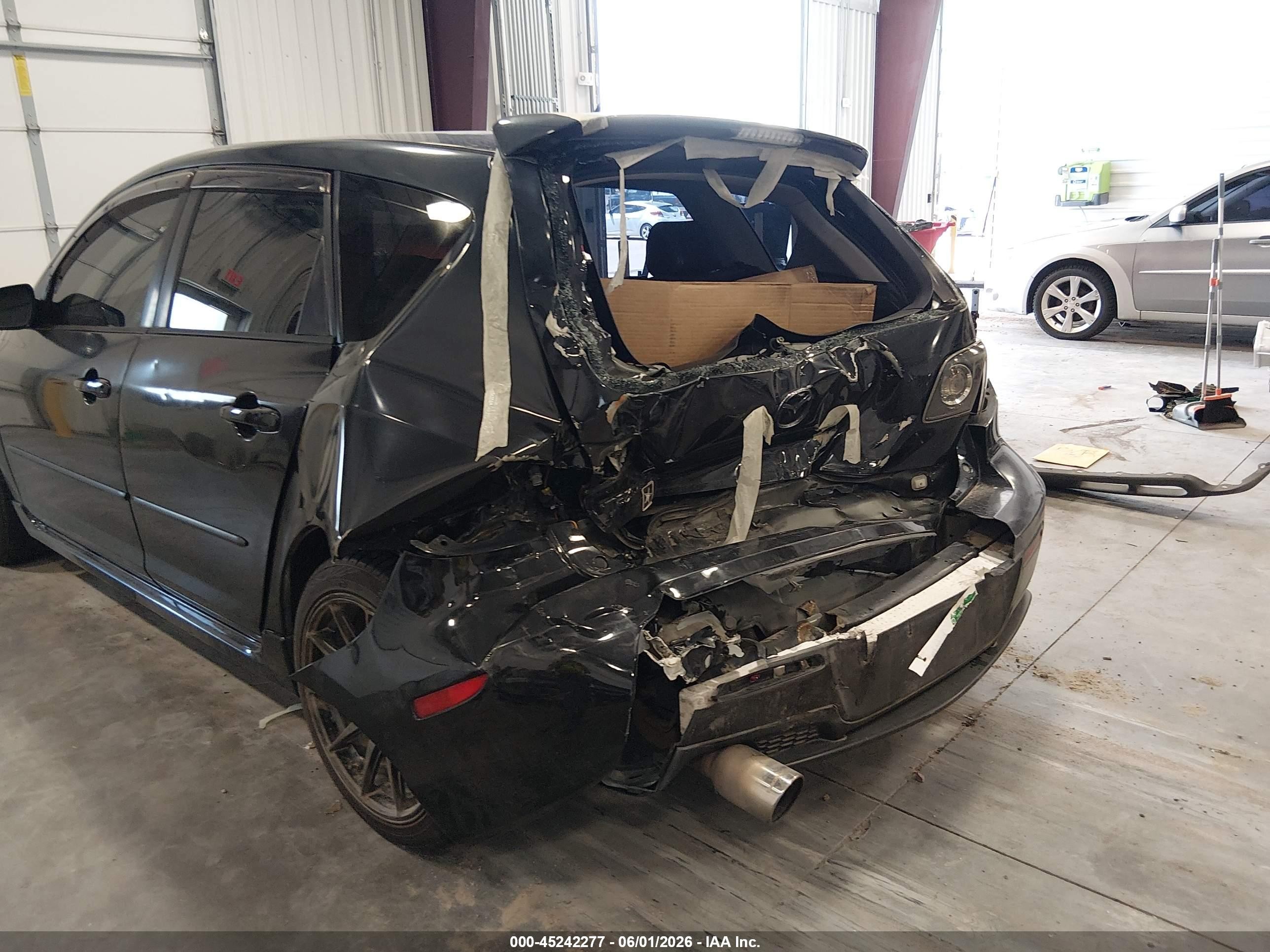 2009 Mazda Mazda3 S Grand Touring Черный vin: JM1BK344391238062