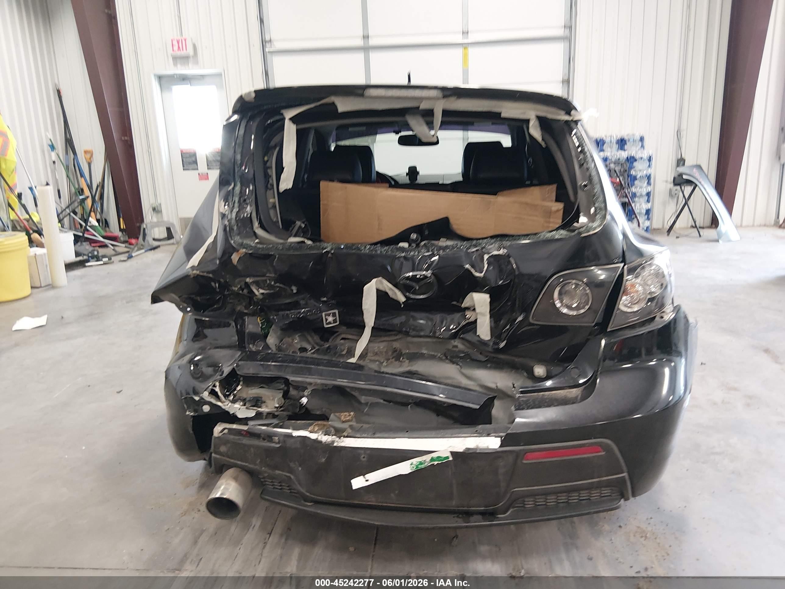 2009 Mazda Mazda3 S Grand Touring Черный vin: JM1BK344391238062