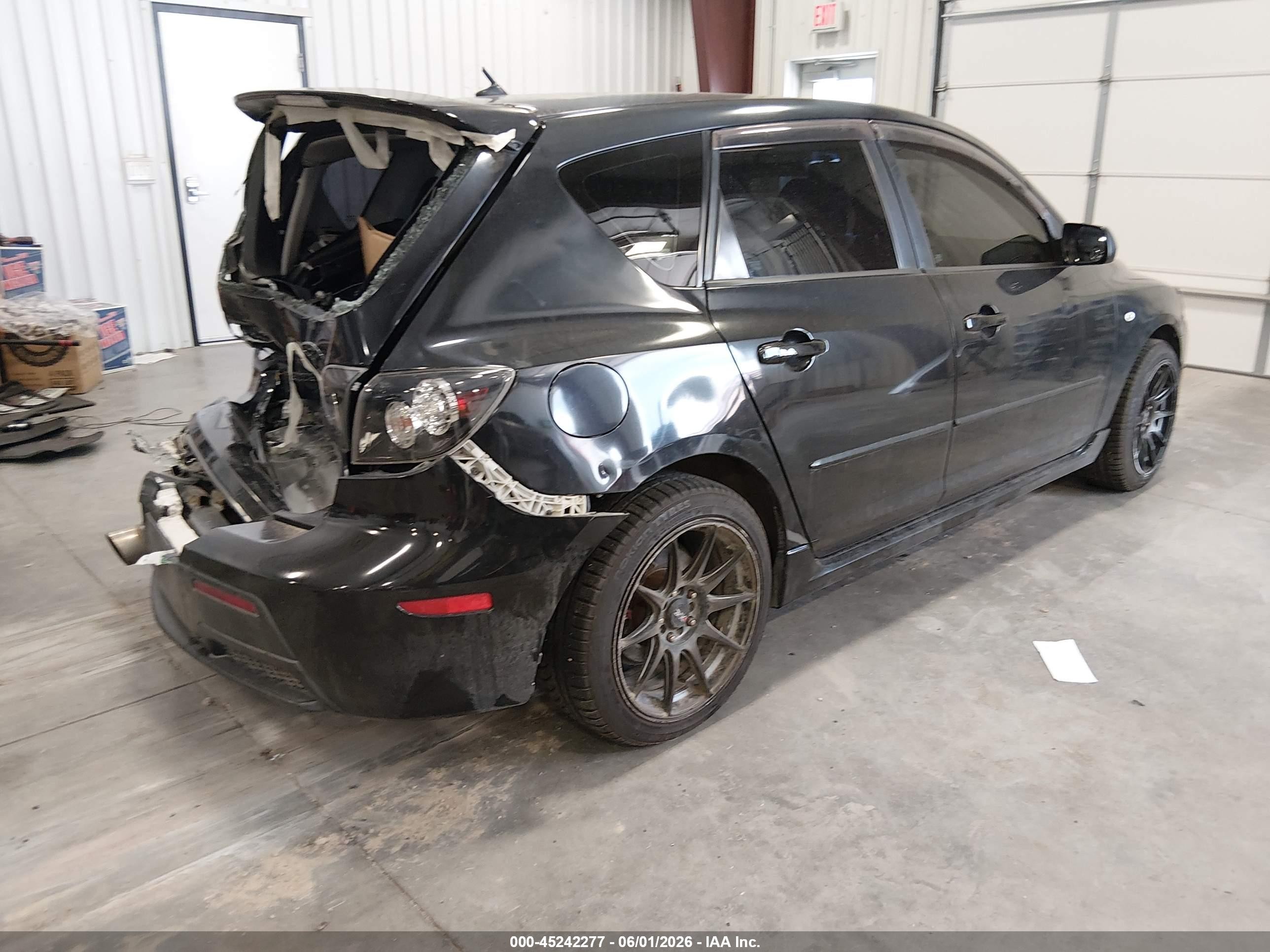 2009 Mazda Mazda3 S Grand Touring Черный vin: JM1BK344391238062