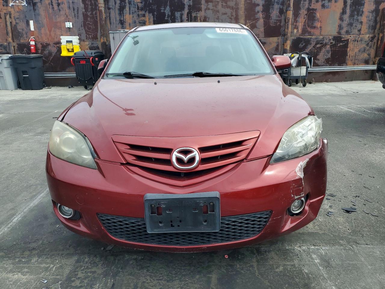2006 Mazda 3 Hatchback Red vin: JM1BK344461485487