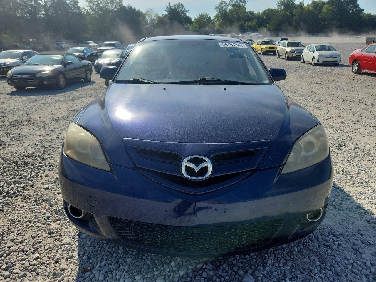 2008 Mazda 3 Hatchback Blue vin: JM1BK344481132895
