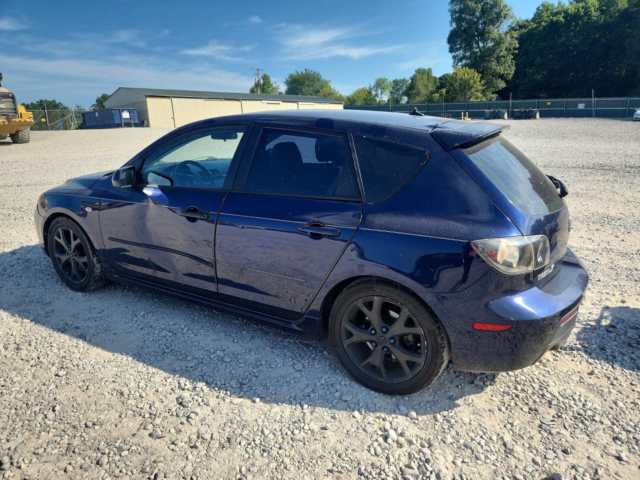 2008 Mazda 3 Hatchback Blue vin: JM1BK344481132895