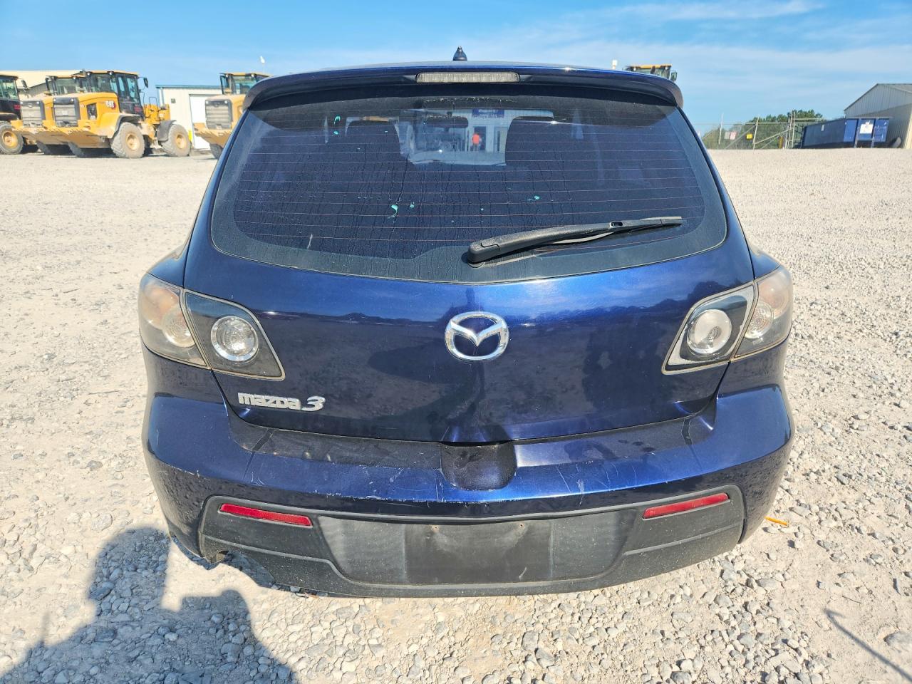 2008 Mazda 3 Hatchback Blue vin: JM1BK344481132895