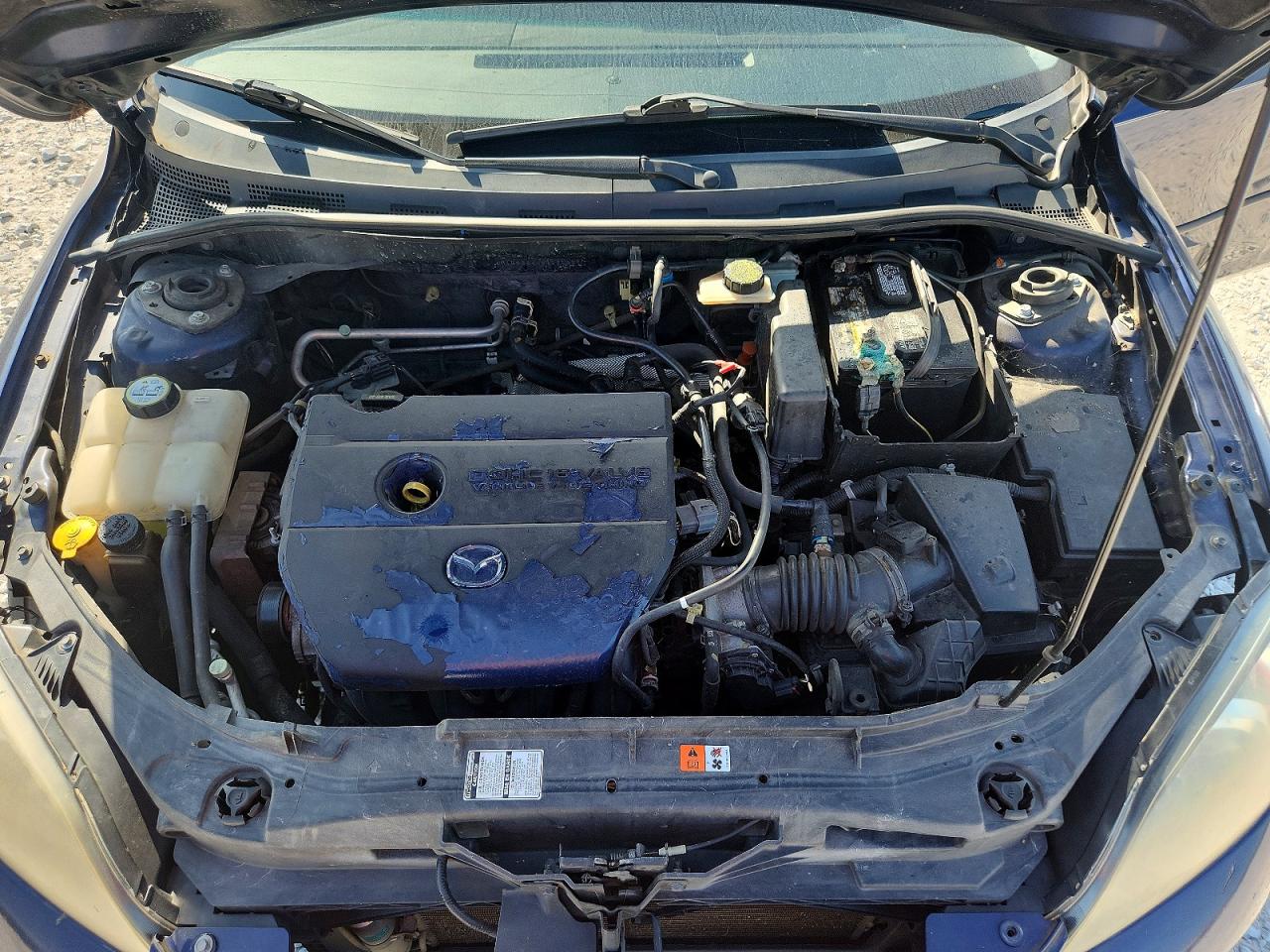 2008 Mazda 3 Hatchback Blue vin: JM1BK344481132895