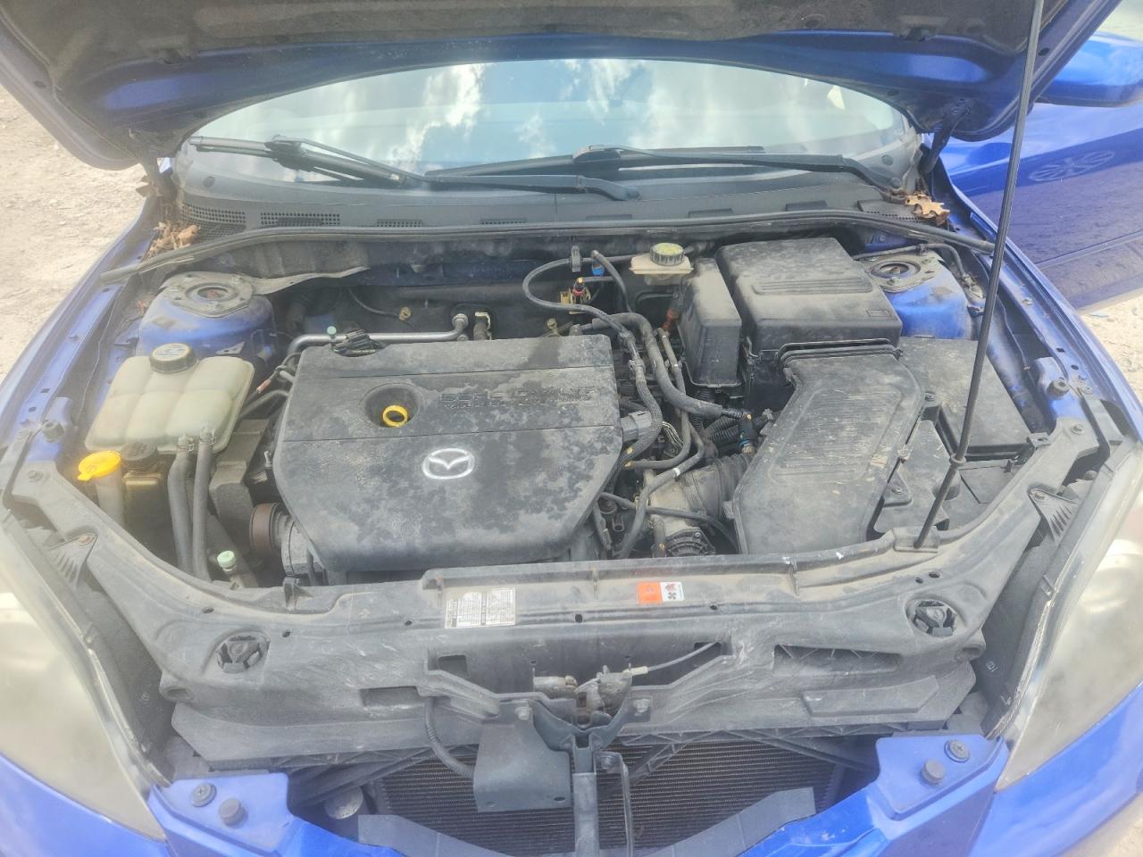 2008 Mazda 3 Hatchback Blue vin: JM1BK344481844095