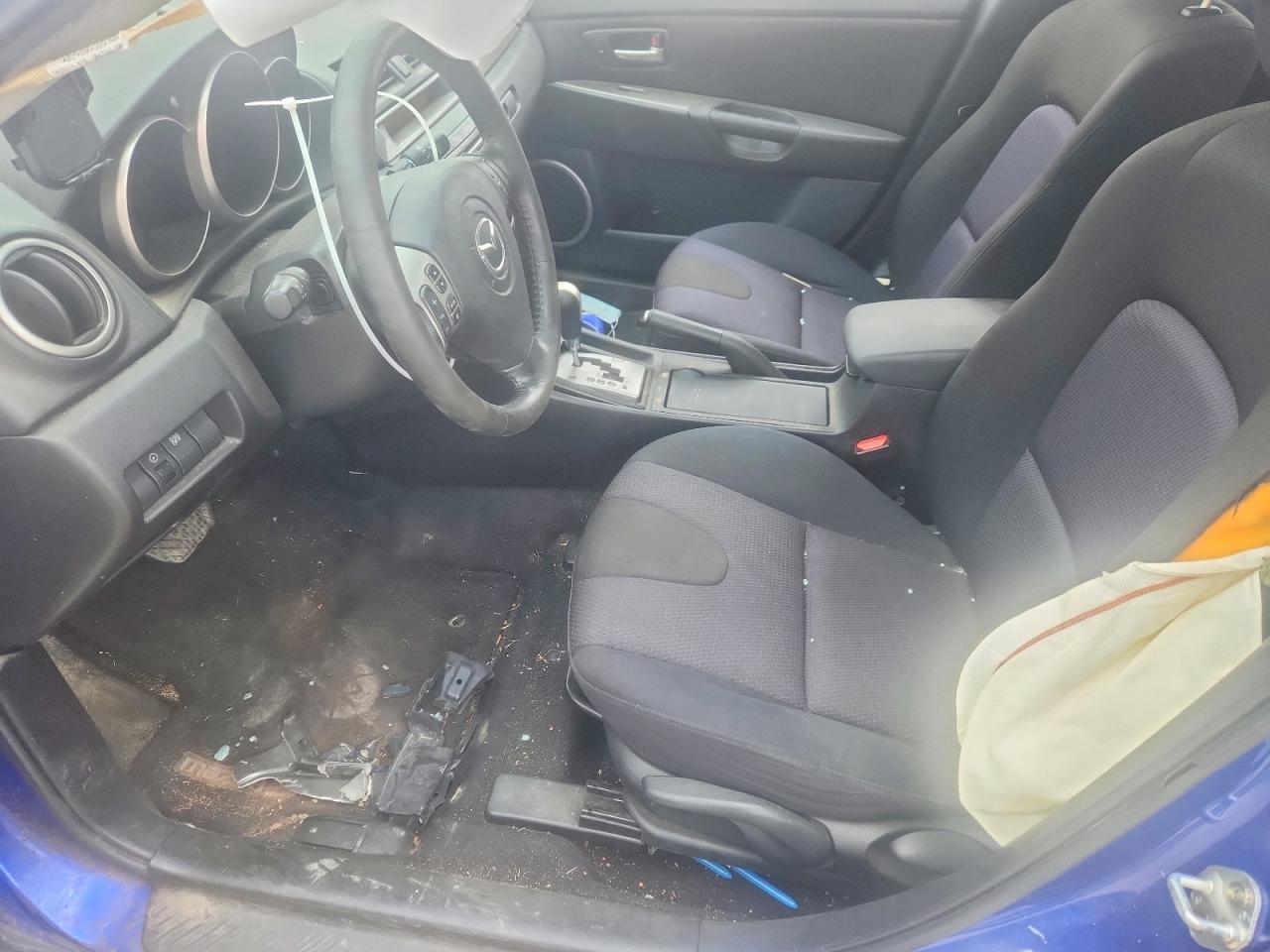 2008 Mazda 3 Hatchback Blue vin: JM1BK344481844095