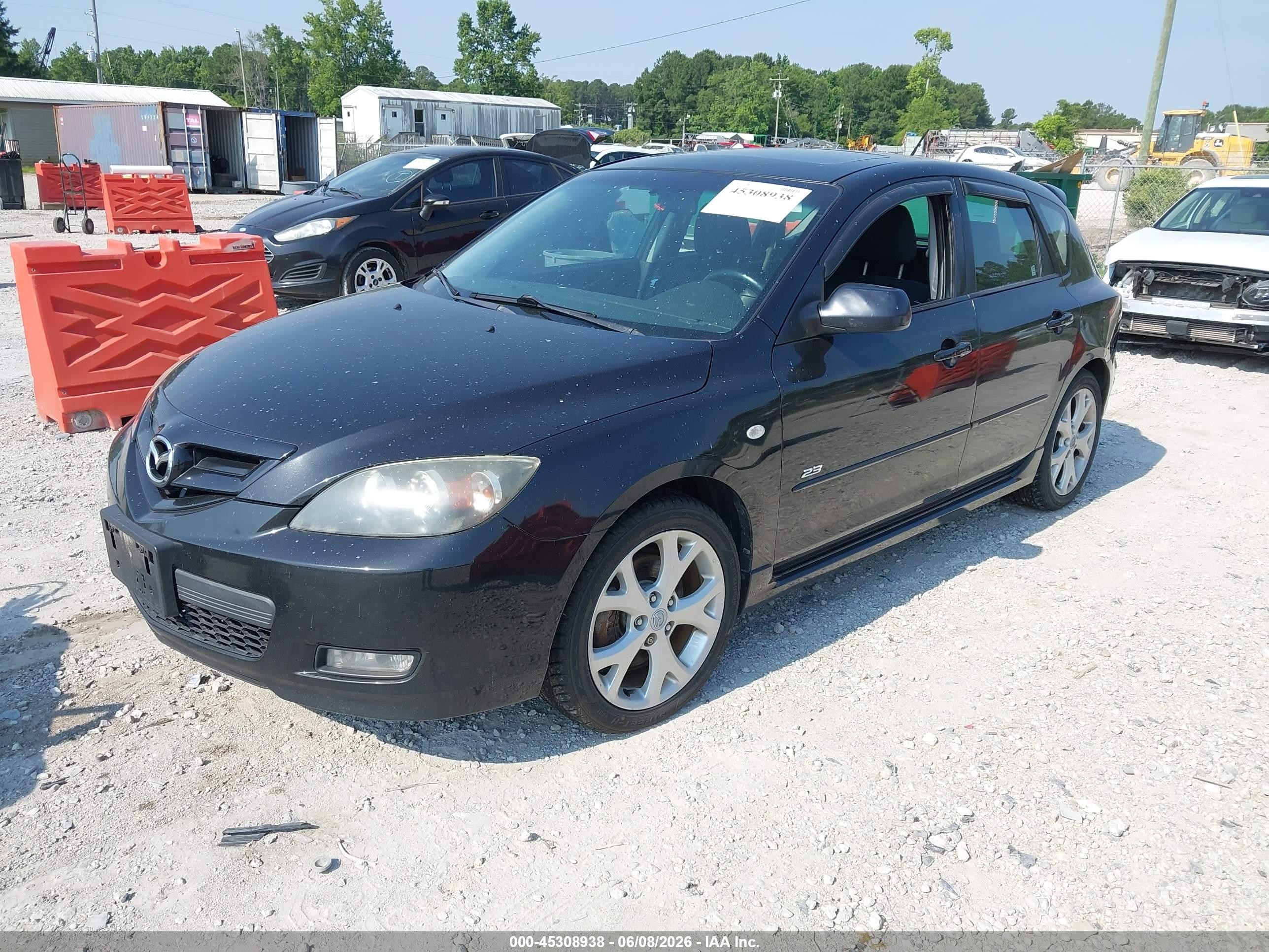 2009 Mazda Mazda3 S Touring Black vin: JM1BK344591229279
