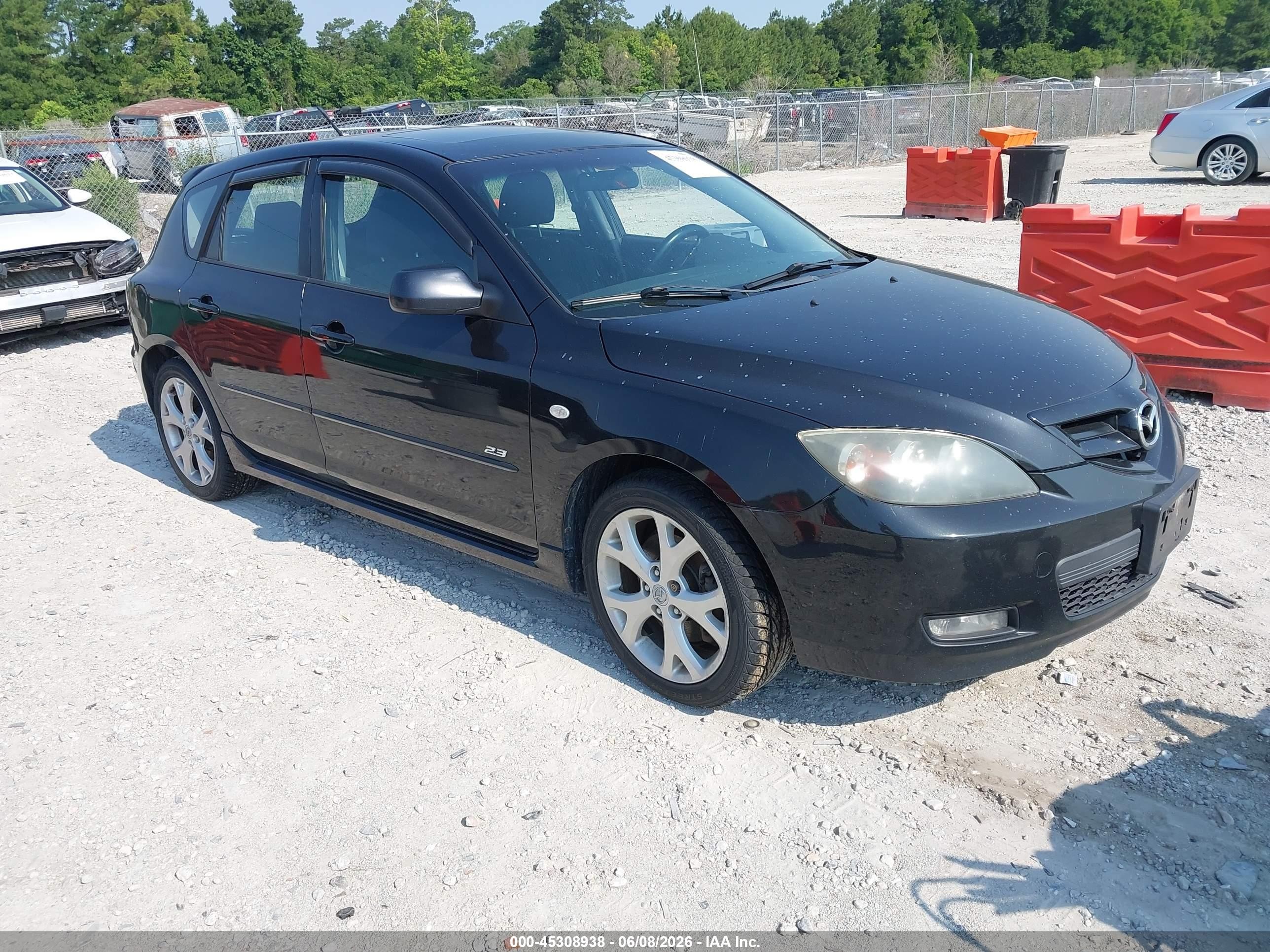 2009 Mazda Mazda3 S Touring Black vin: JM1BK344591229279
