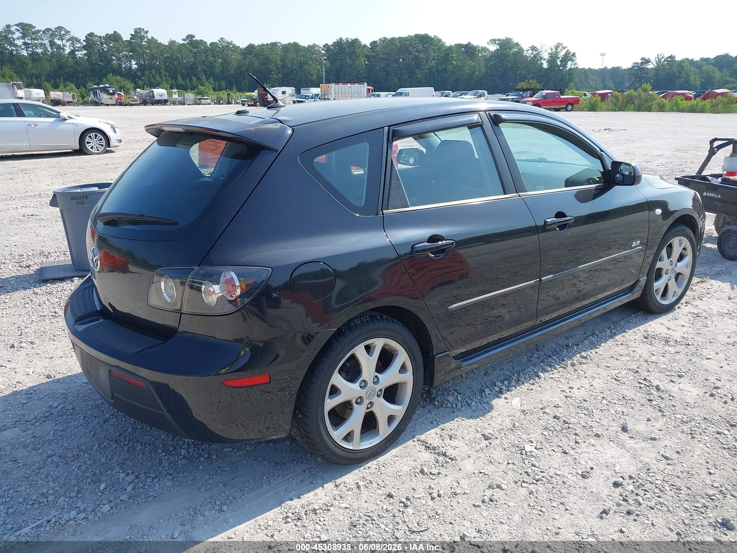 2009 Mazda Mazda3 S Touring Black vin: JM1BK344591229279