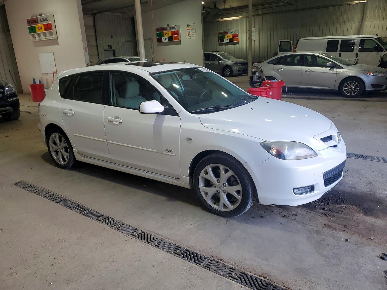 2009 Mazda 3 S White vin: JM1BK344591245305