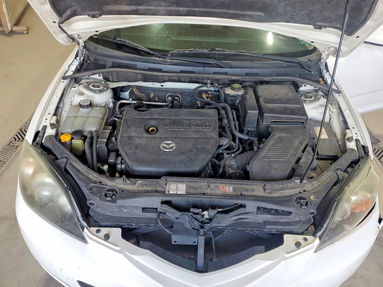 2009 Mazda 3 S White vin: JM1BK344591245305