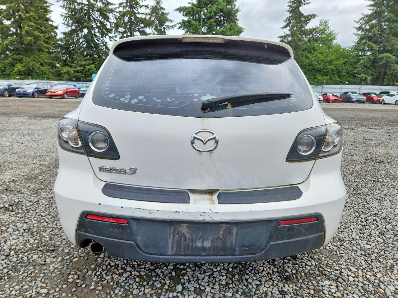 2009 Mazda 3 S White vin: JM1BK344591250486