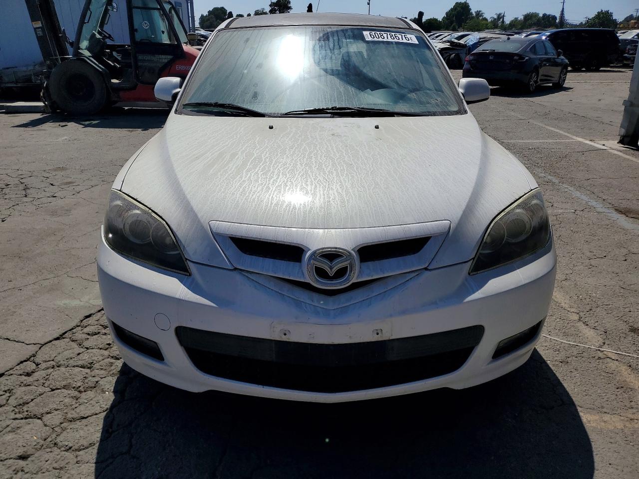 2007 Mazda 3 Hatchback White vin: JM1BK344671646620