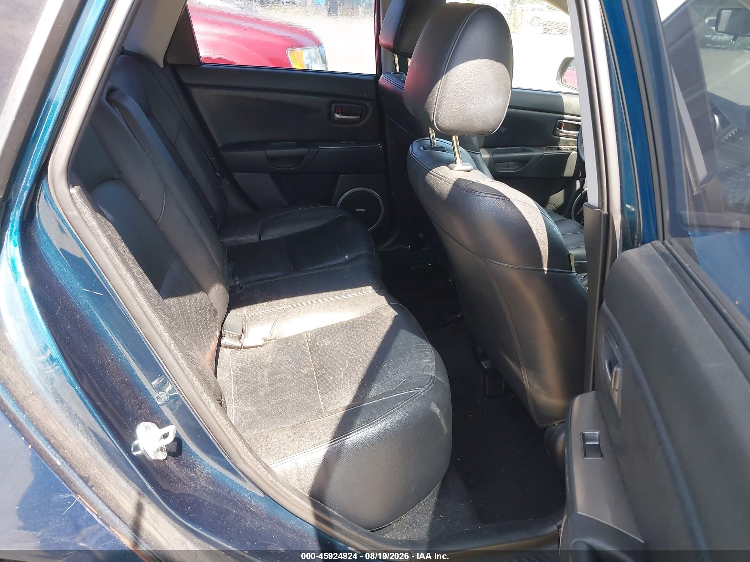 2008 Mazda Mazda3 S Grand Touring Dark Blue vin: JM1BK344681823054
