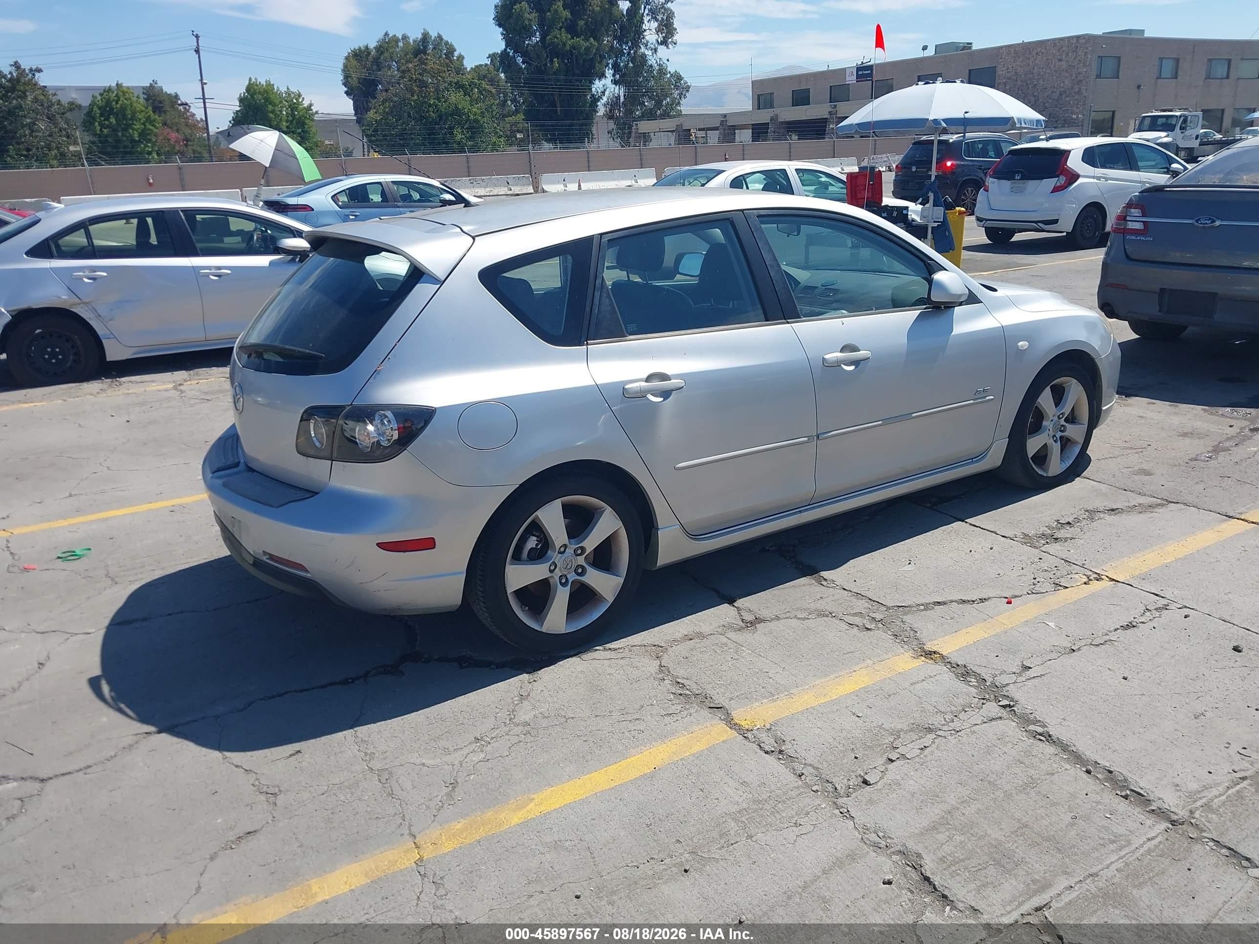 2006 Mazda Mazda3 S Grand Touring Silver vin: JM1BK344761411125