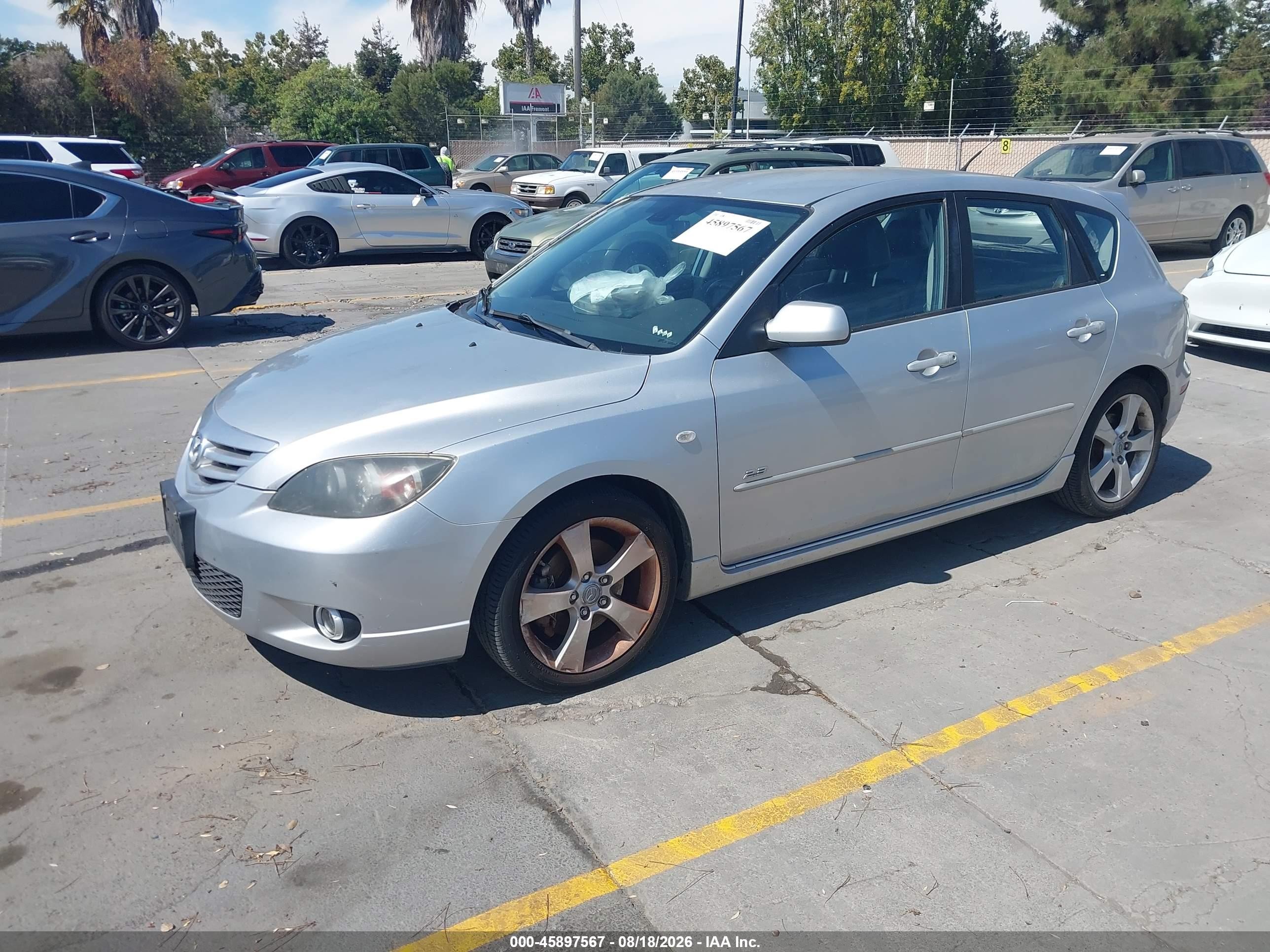 2006 Mazda Mazda3 S Grand Touring Silver vin: JM1BK344761411125