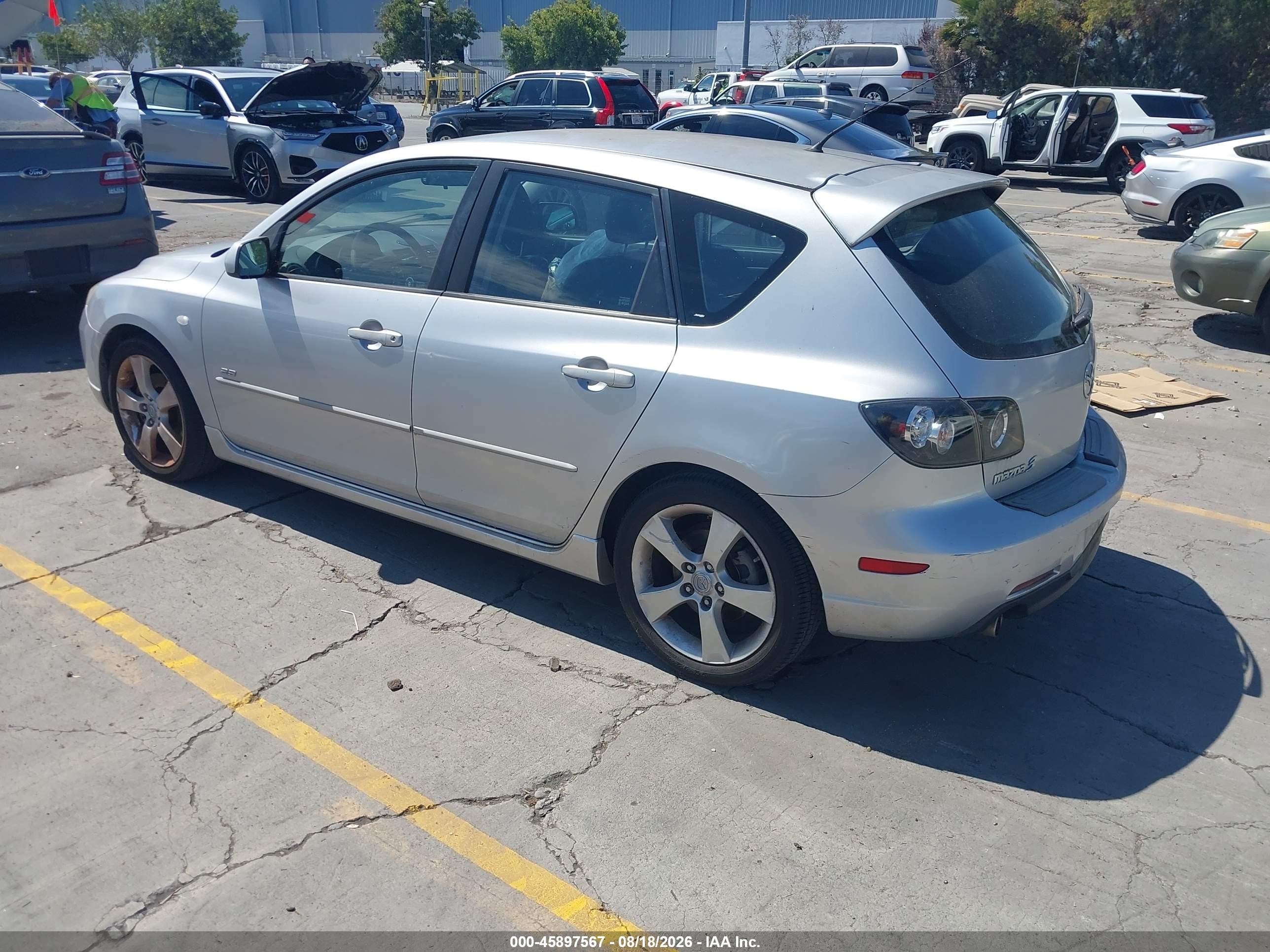2006 Mazda Mazda3 S Grand Touring Серебряный vin: JM1BK344761411125