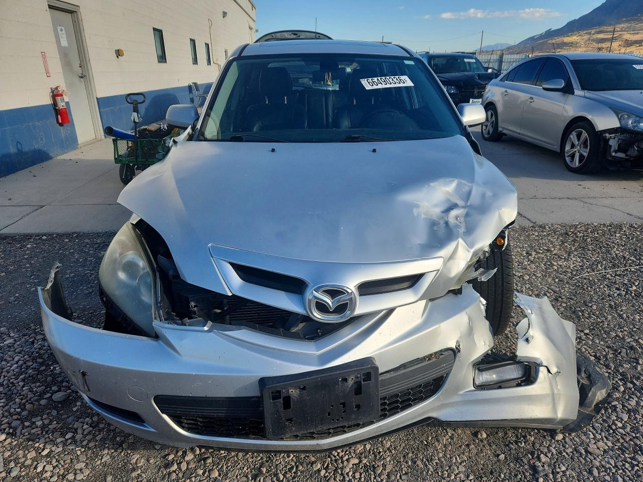 2007 Mazda 3 Hatchback Silver vin: JM1BK344771602447