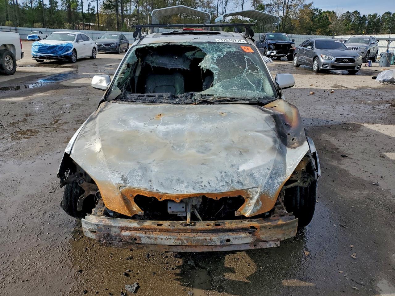 2008 Mazda 3 Пожар vin: JM1BK344781122765