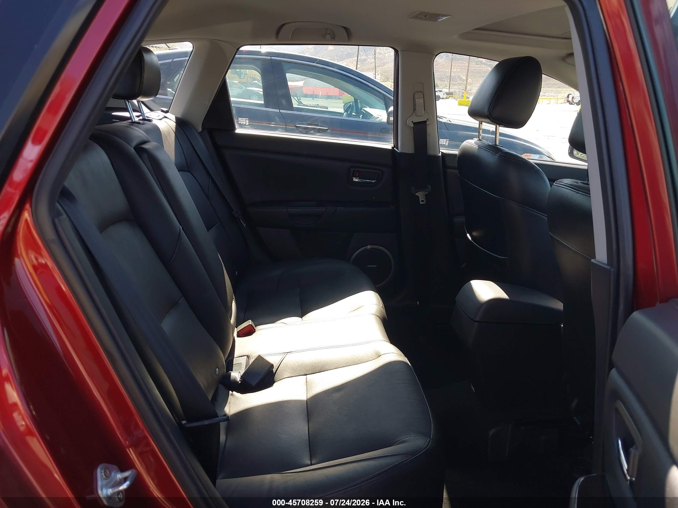 2008 Mazda Mazda3 S Grand Touring Red vin: JM1BK344781160562
