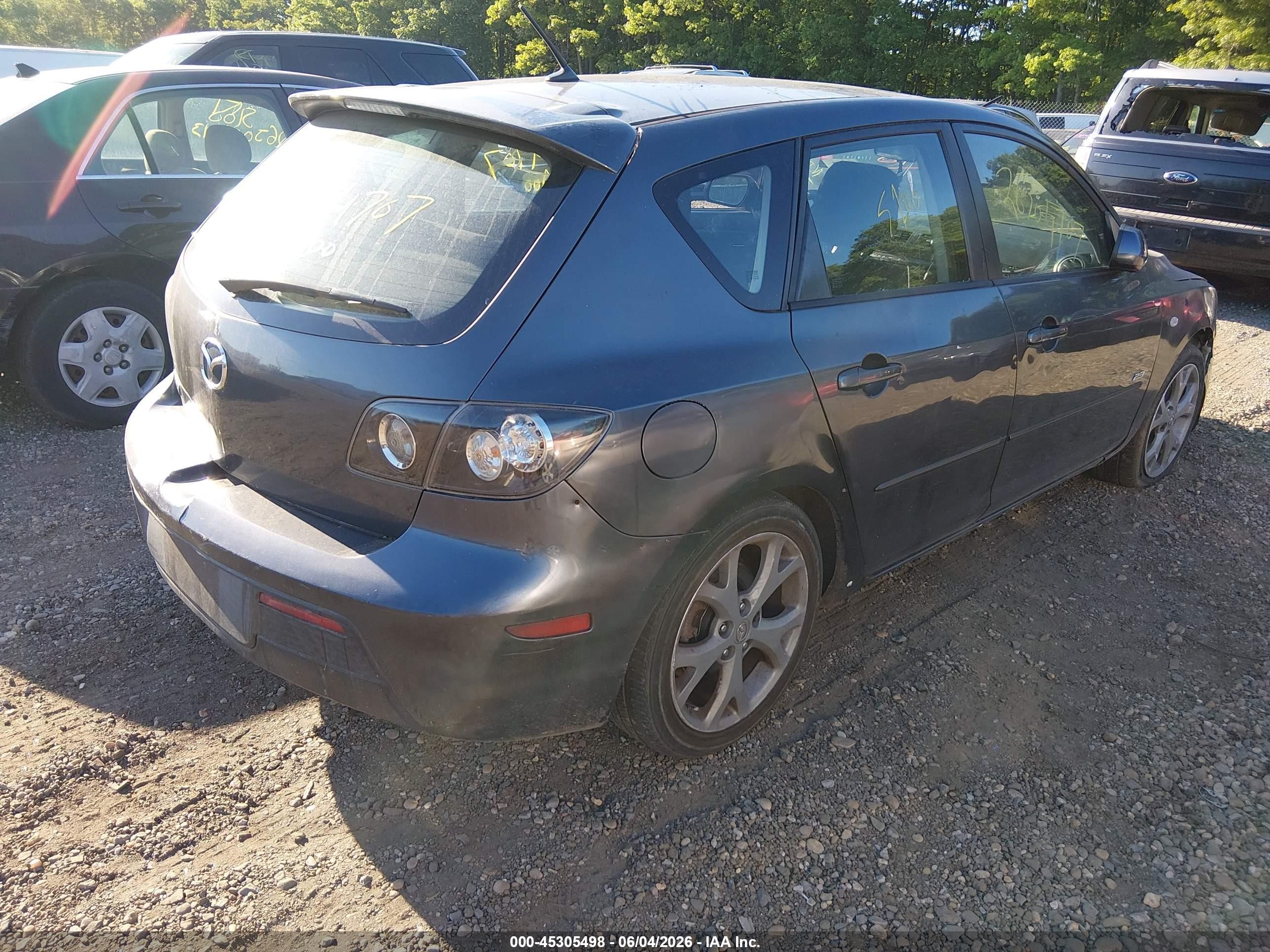 2009 Mazda Mazda3 S Grand Touring Gray vin: JM1BK344791194020
